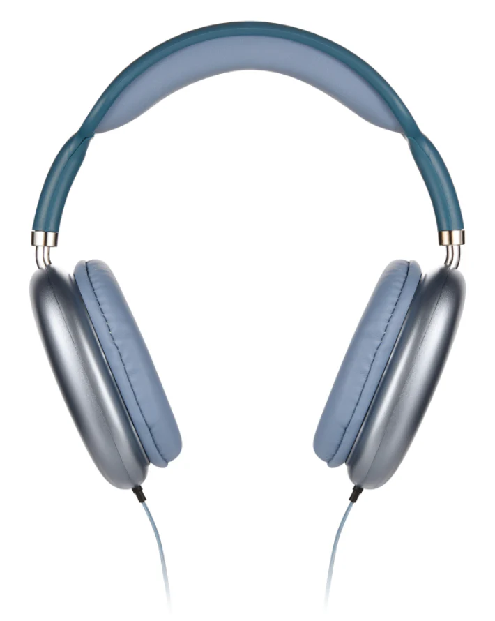 Zenith Series Aux Headphones Blue - Image 3