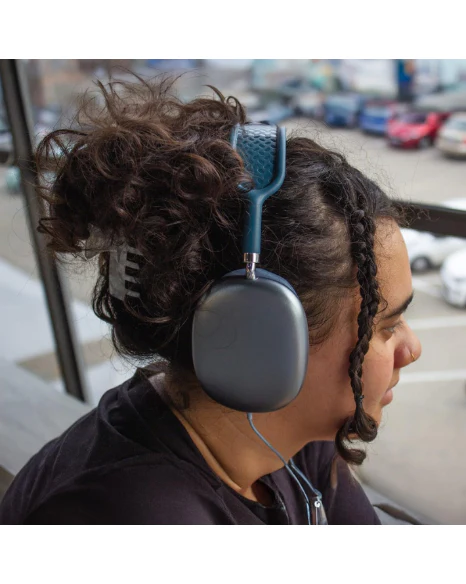Zenith Series Aux Headphones Blue - Image 6