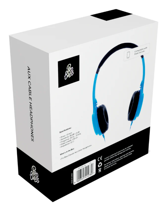 Elevate Series Blue Headphones - Image 4