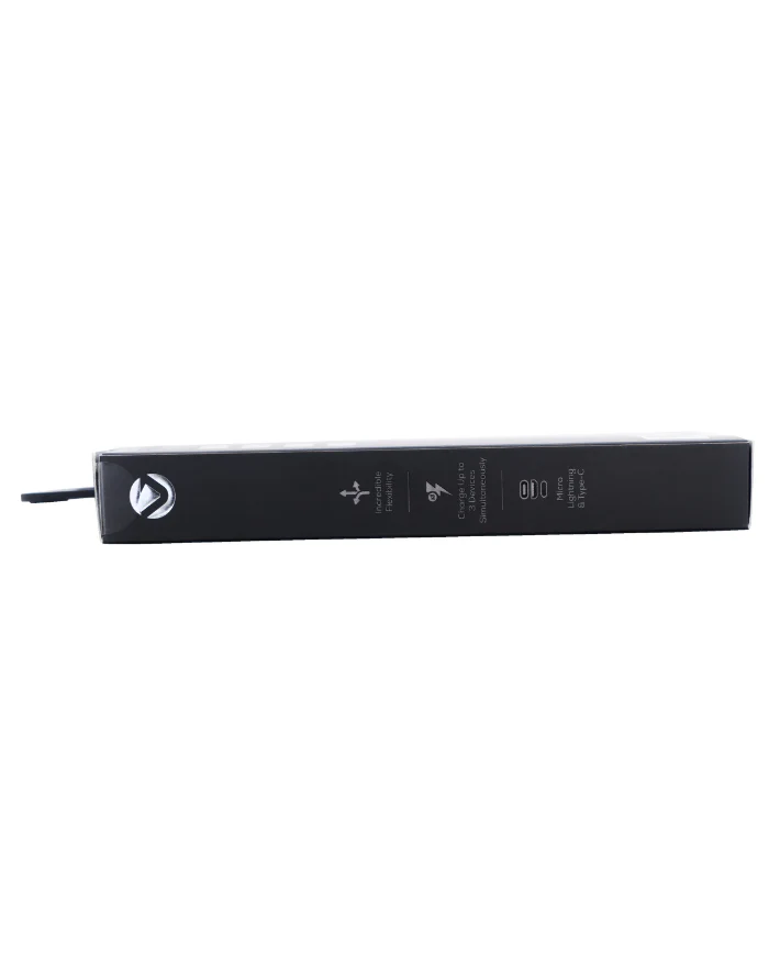Flexi Series 3-in-1 Charging Cable - Pink - Image 5