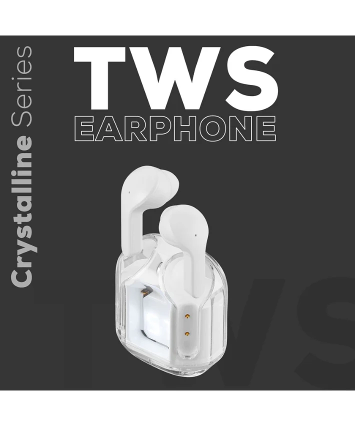 Volkano Crystalline Series  Earphones - White - Image 4