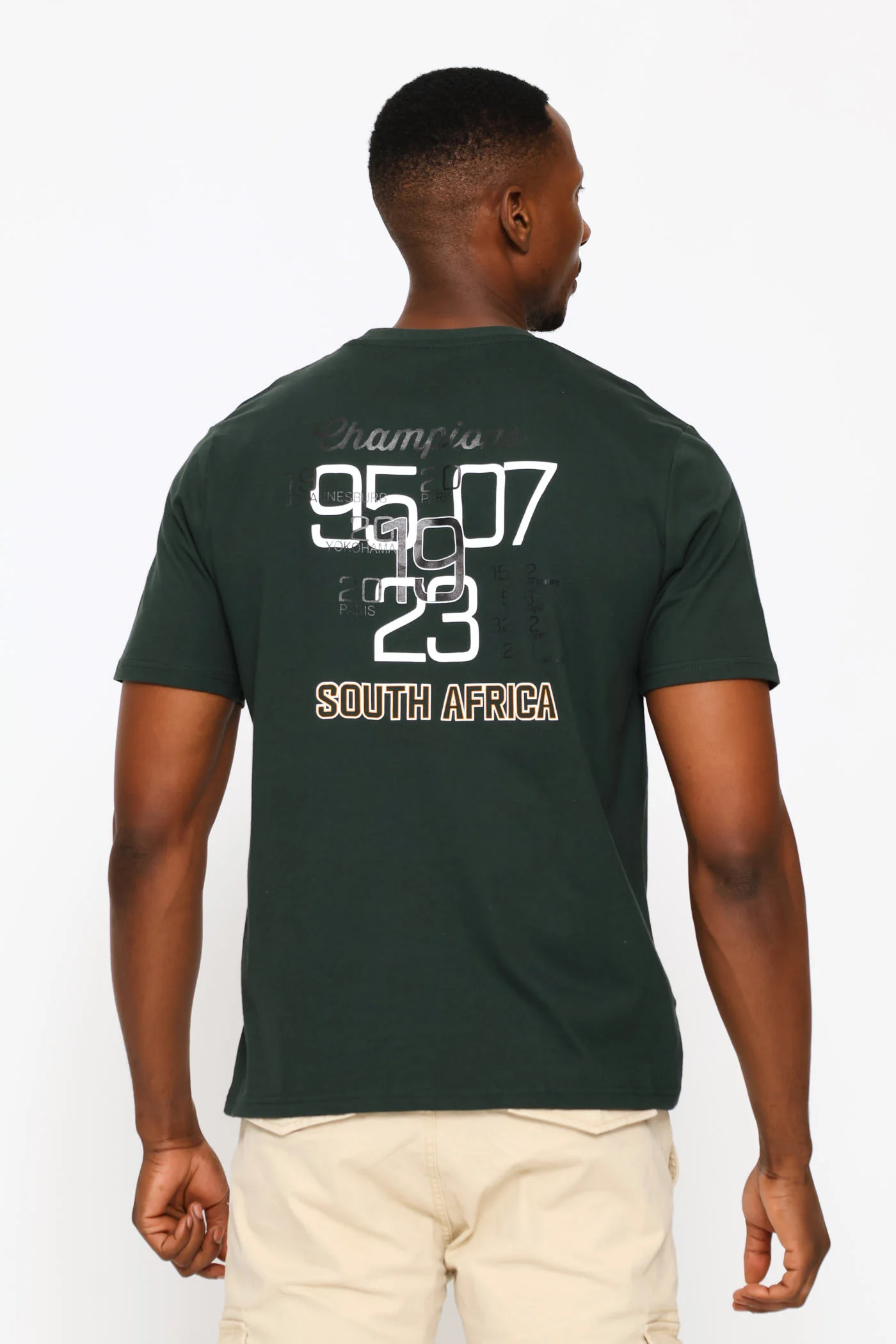Bok Champs Heavy Weight Tee - Dark Green - Image 2