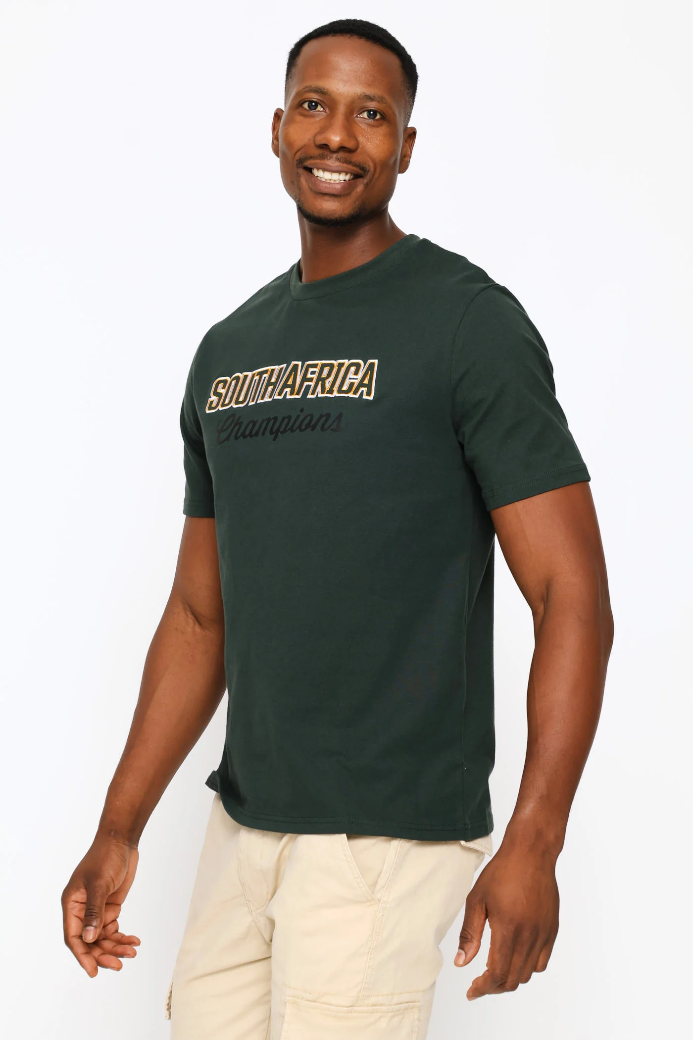 Bok Champs Heavy Weight Tee - Dark Green - Image 3