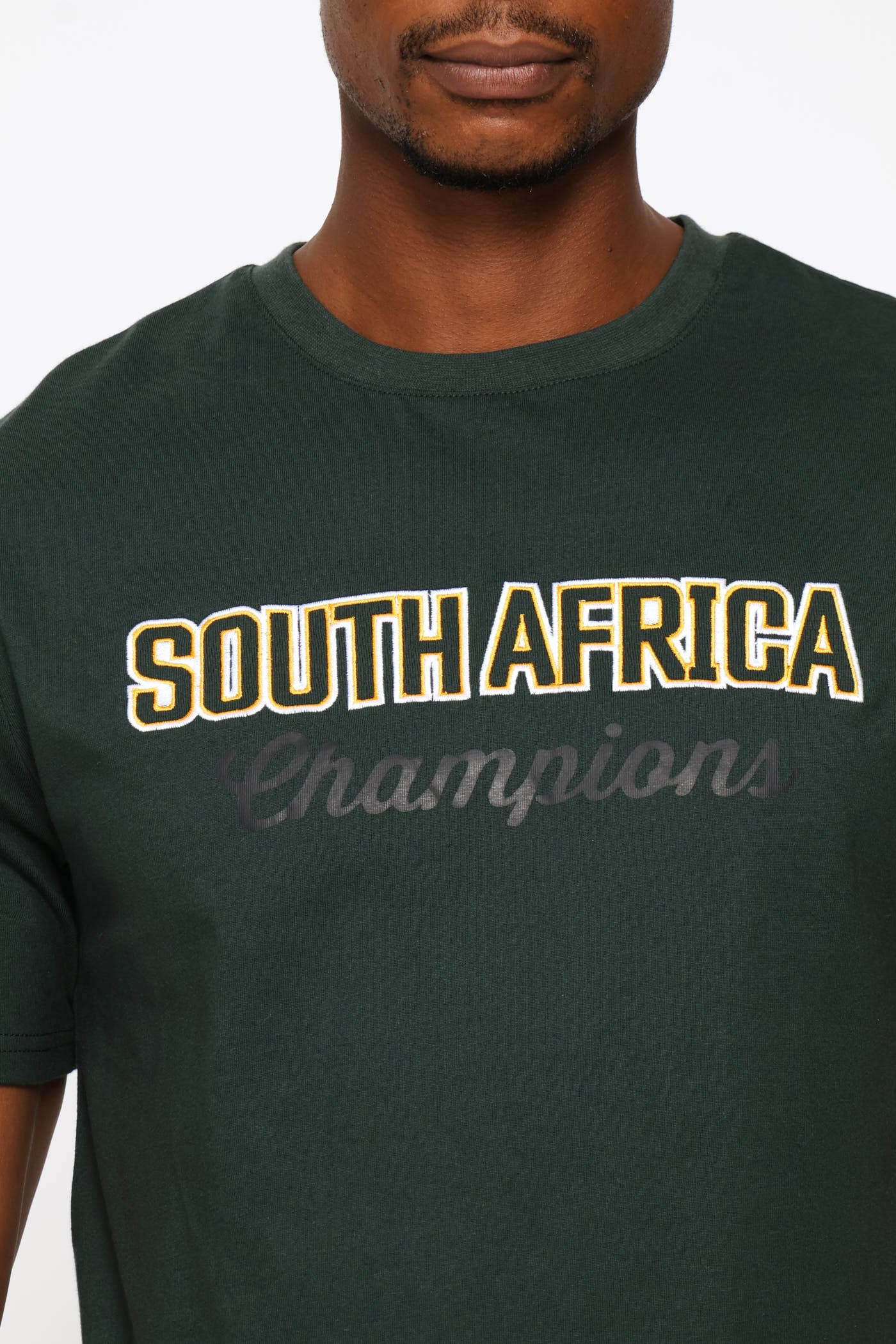 Bok Champs Heavy Weight Tee - Dark Green - Image 4