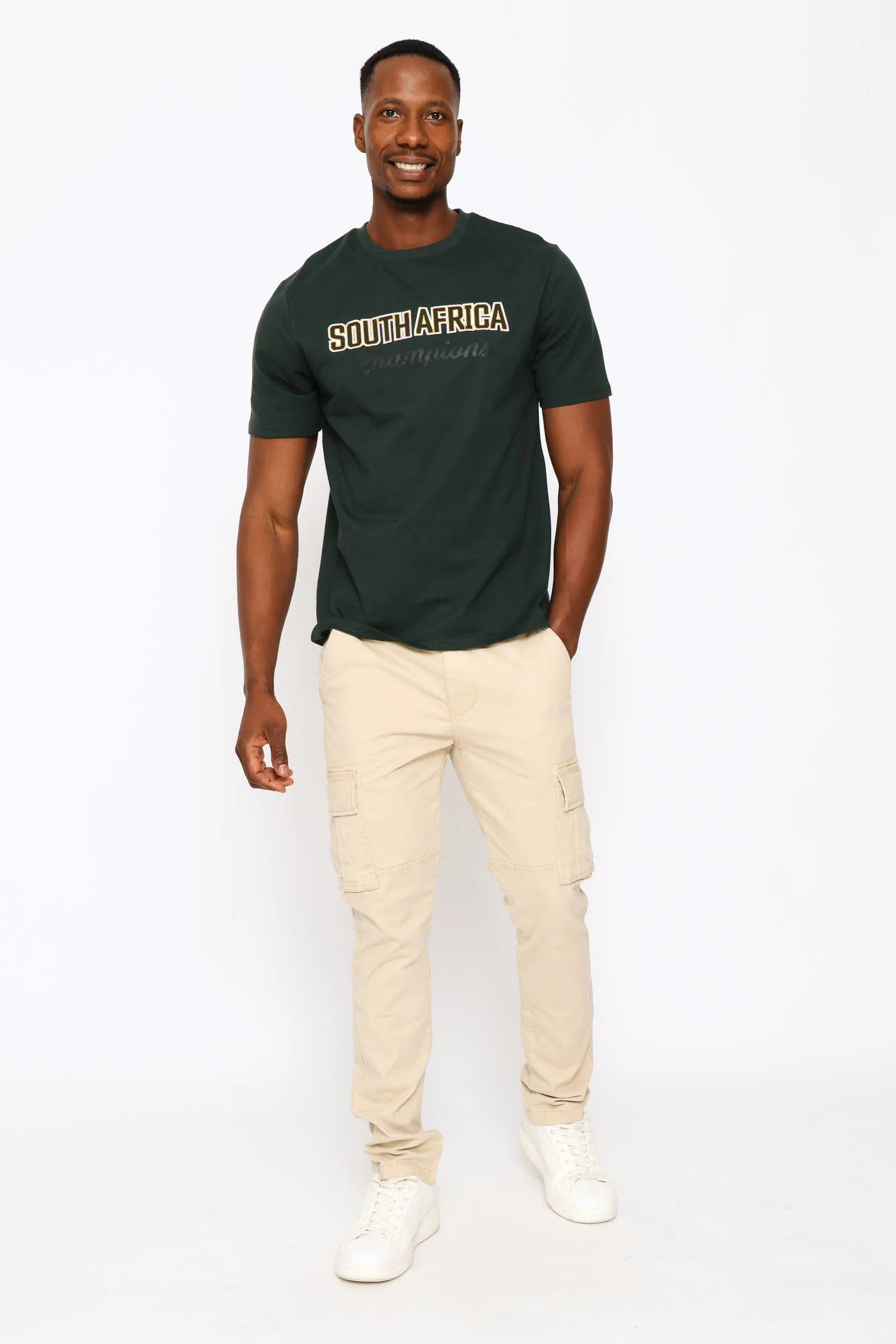 Bok Champs Heavy Weight Tee - Dark Green - Image 5