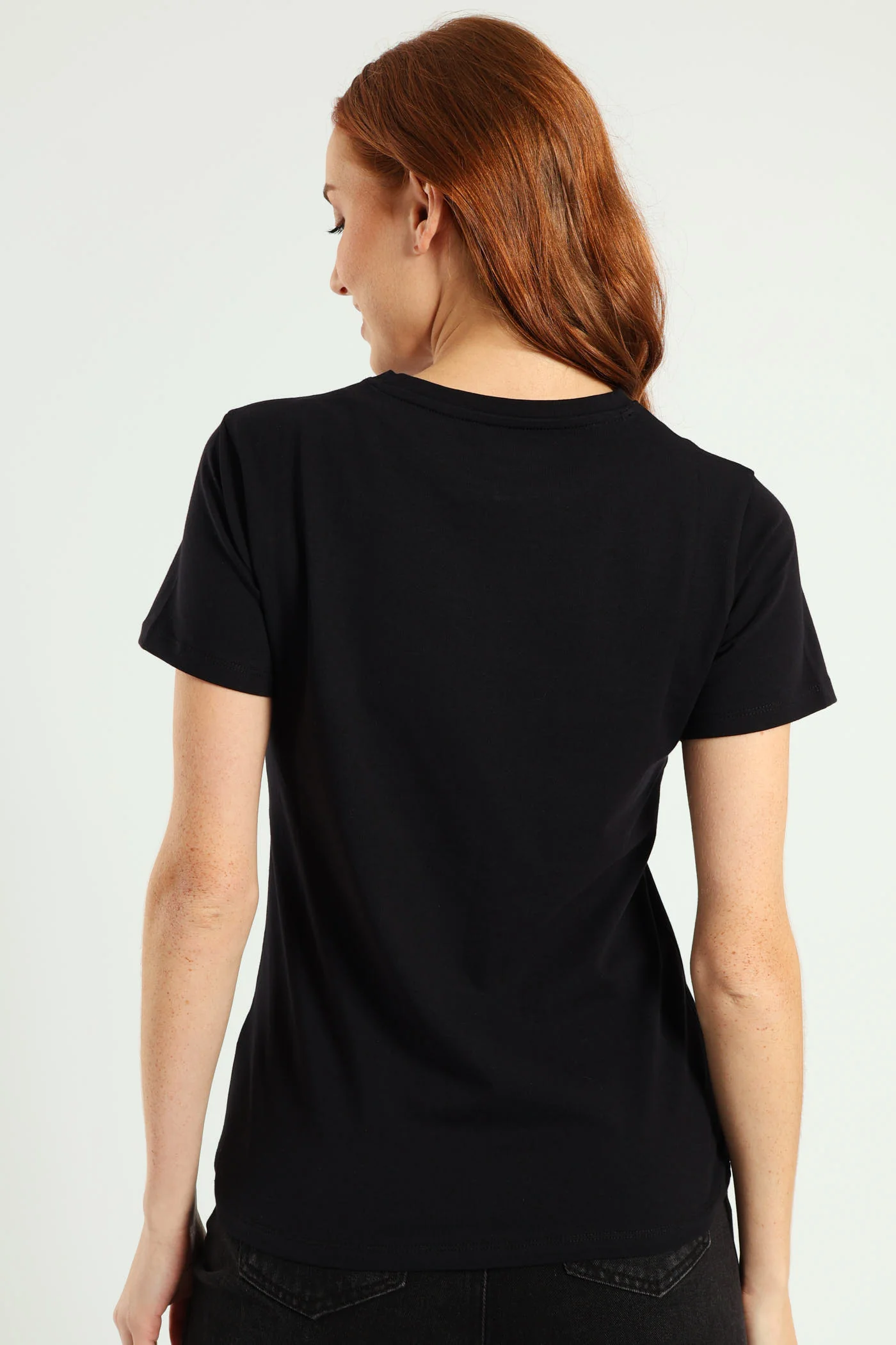Bold Move Regular Fit Top With Bling Design - Black - Image 9