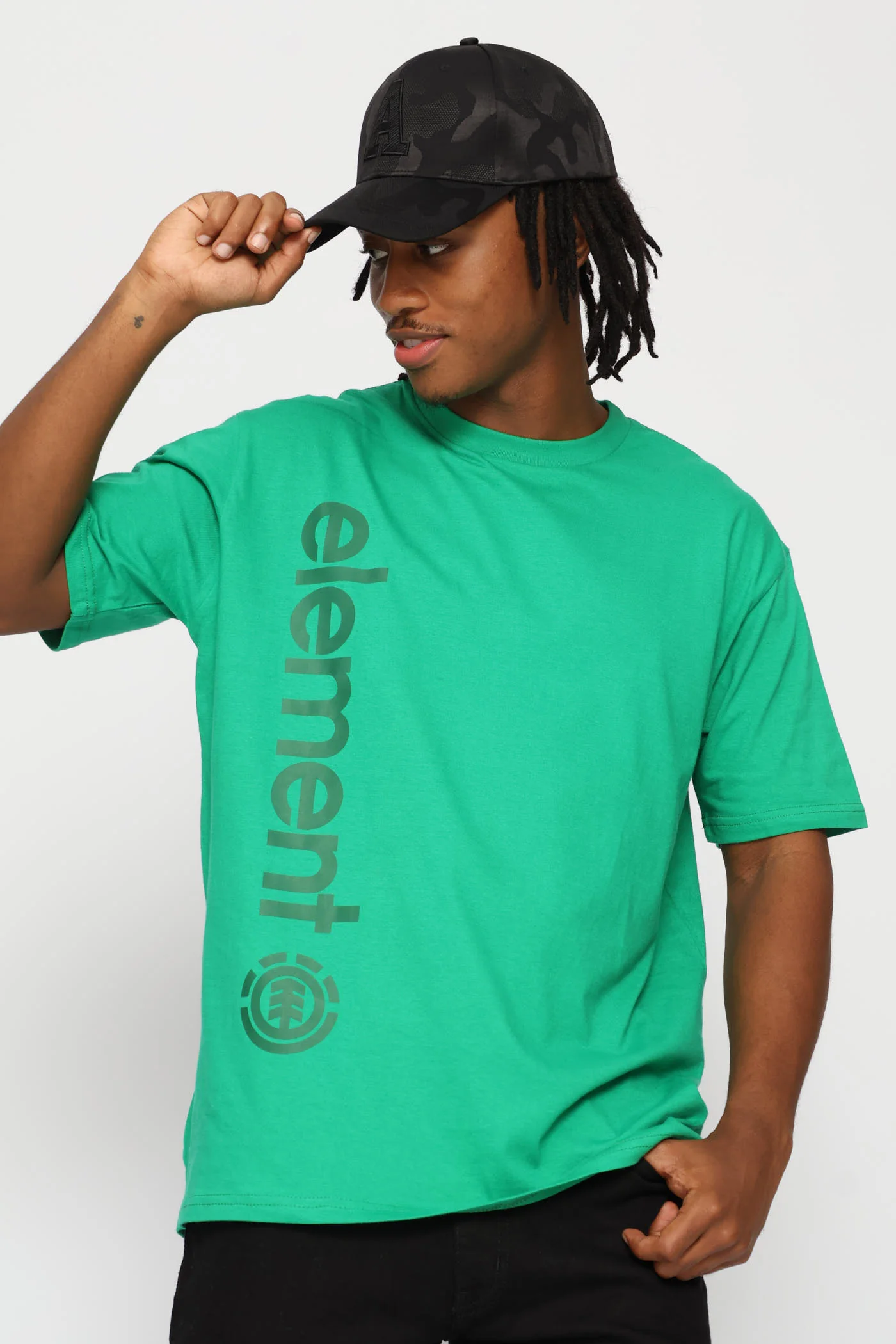 Bold Short Sleeve Tee - Forest Green - Image 2