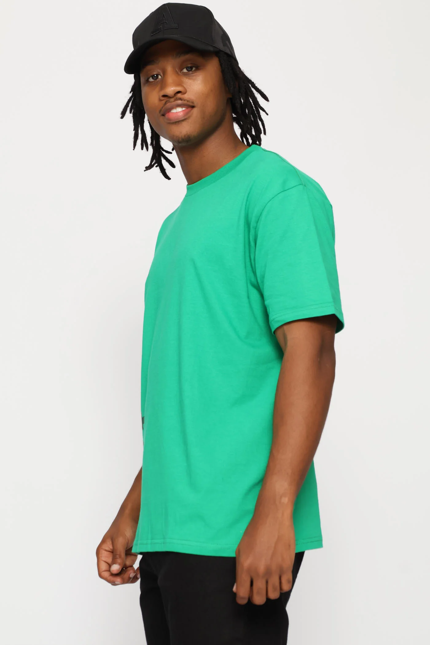 Bold Short Sleeve Tee - Forest Green - Image 3