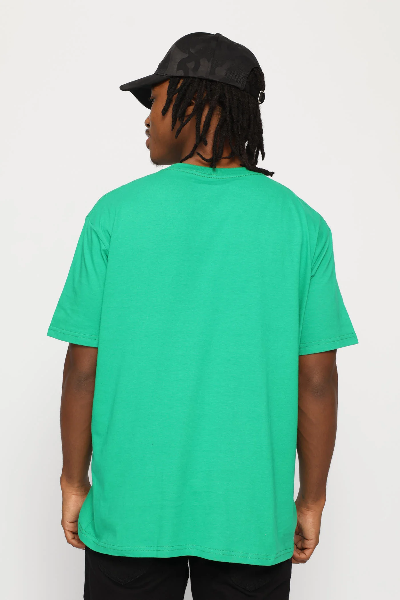 Bold Short Sleeve Tee - Forest Green - Image 4