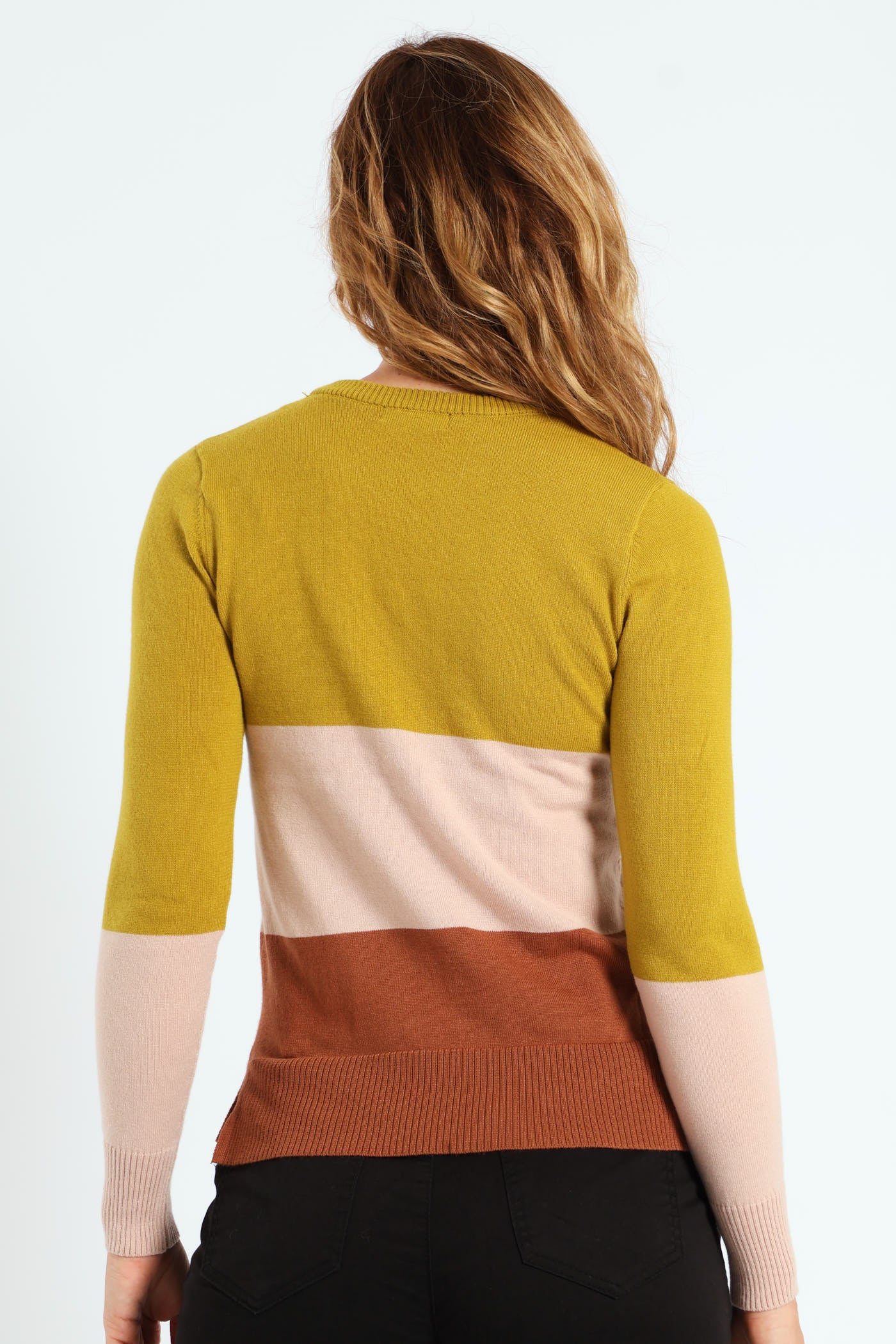 Bold Stripe Pullover - Chartreuse - Image 2