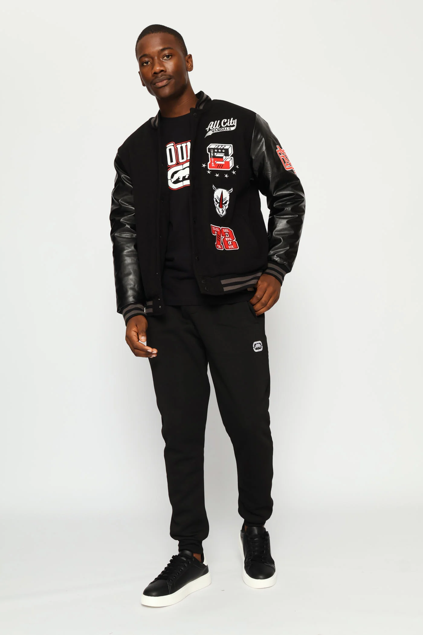 Bomber Jacket - Black - Image 7
