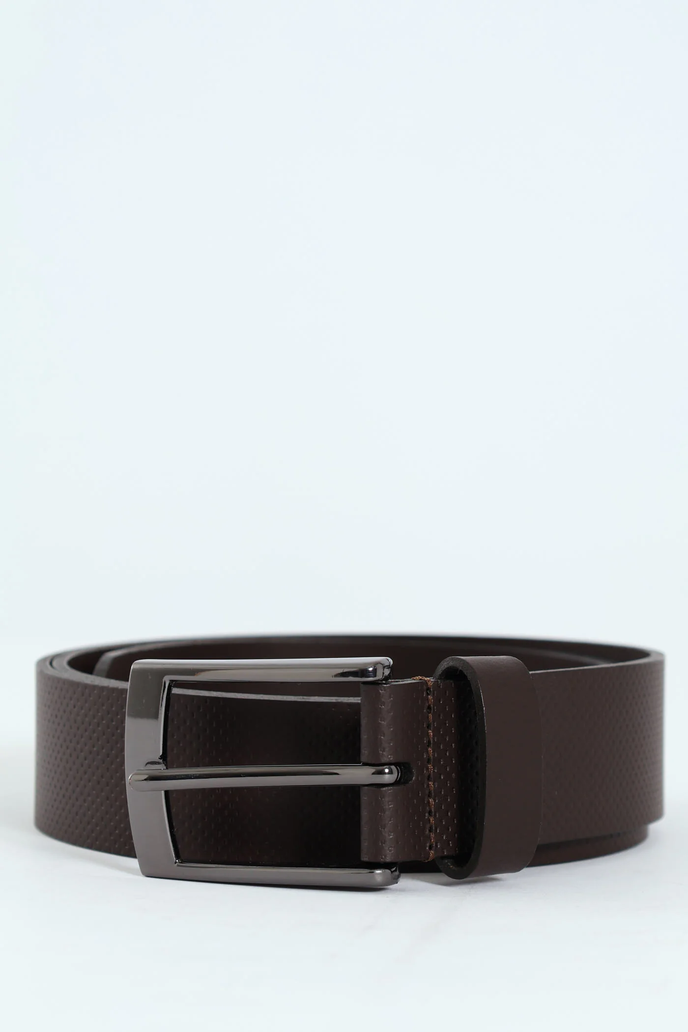 Bonded Leather Belt - Brown - Image 2