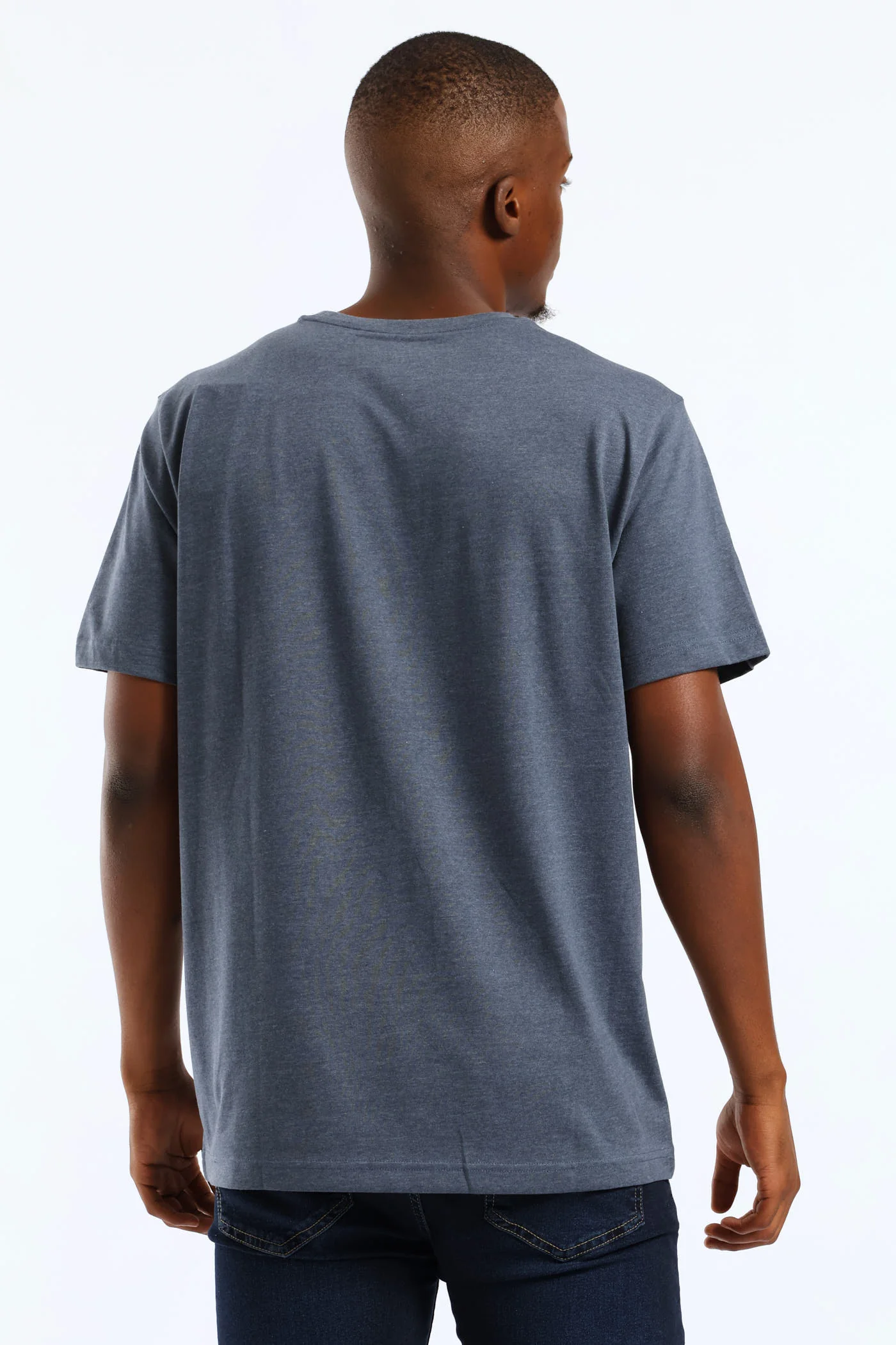 Boneyard Tee - Grey Melange - Image 4