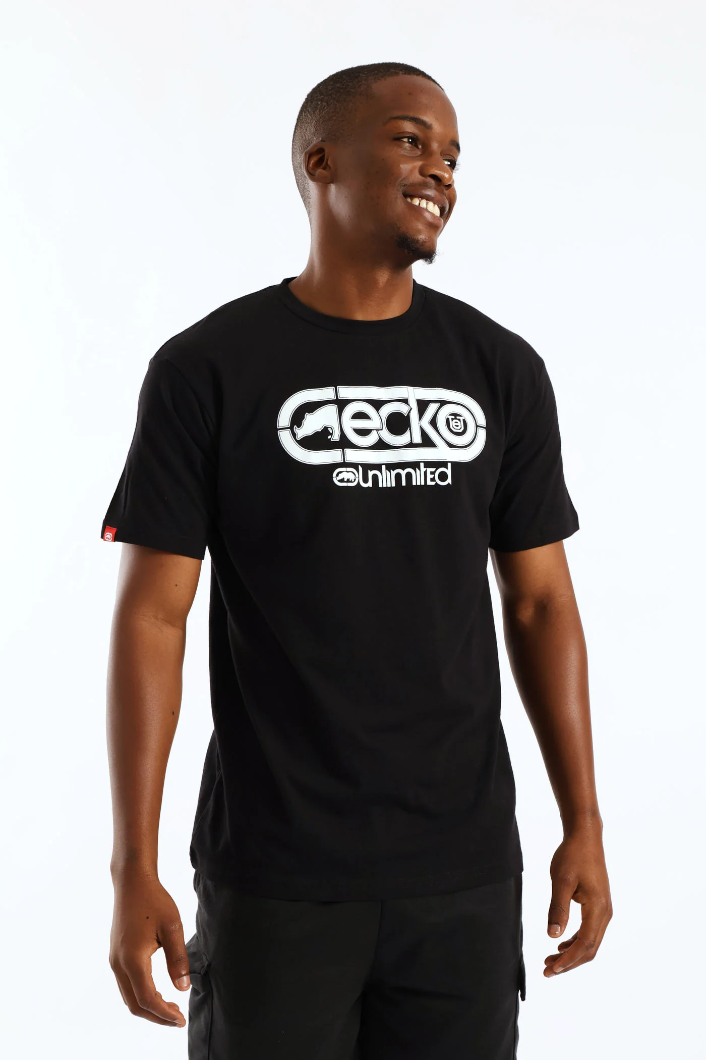 Border Tee - Black - Image 2