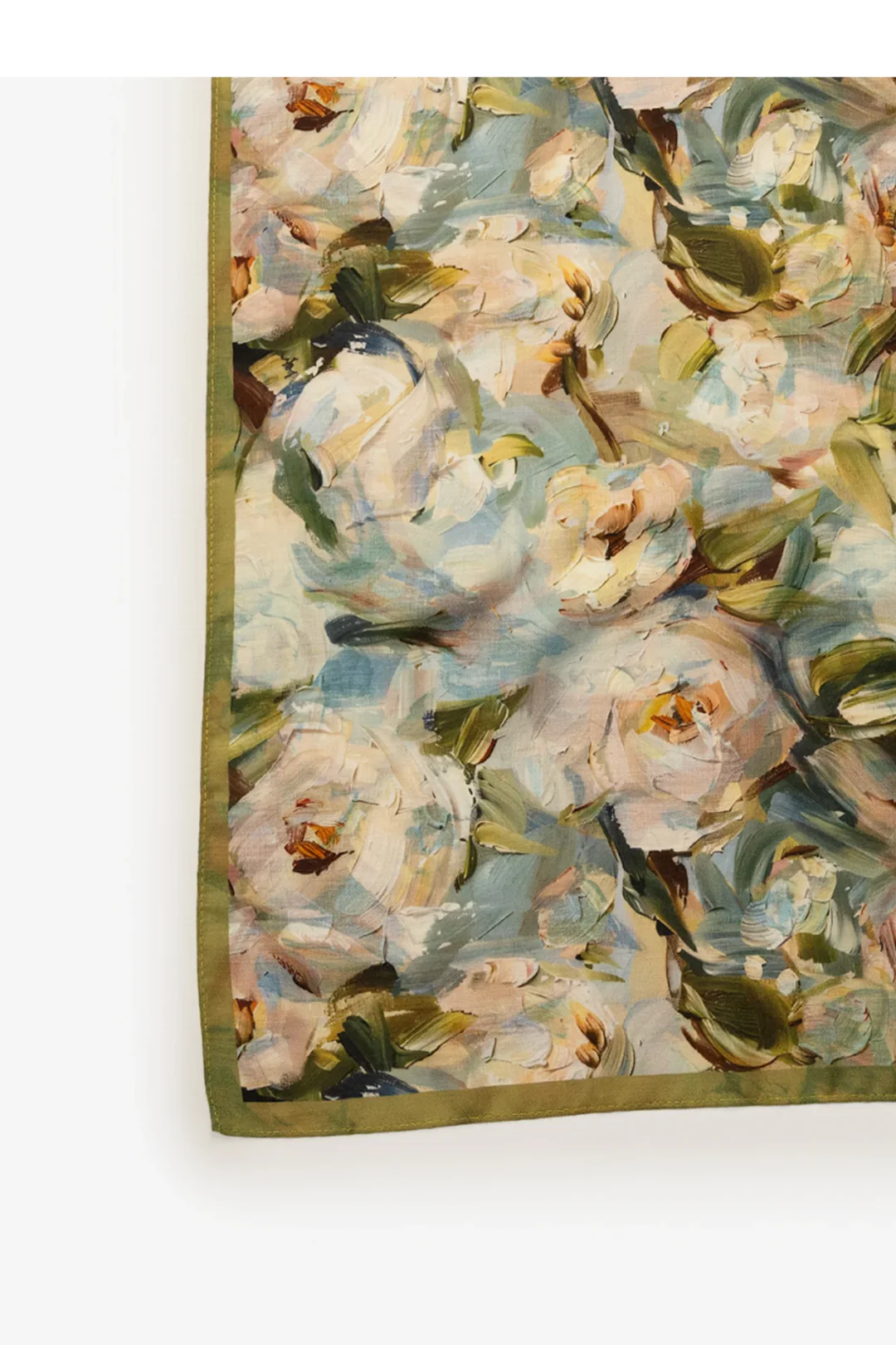 Botanical Brush Strokes Neckerchief - Multi - Image 2