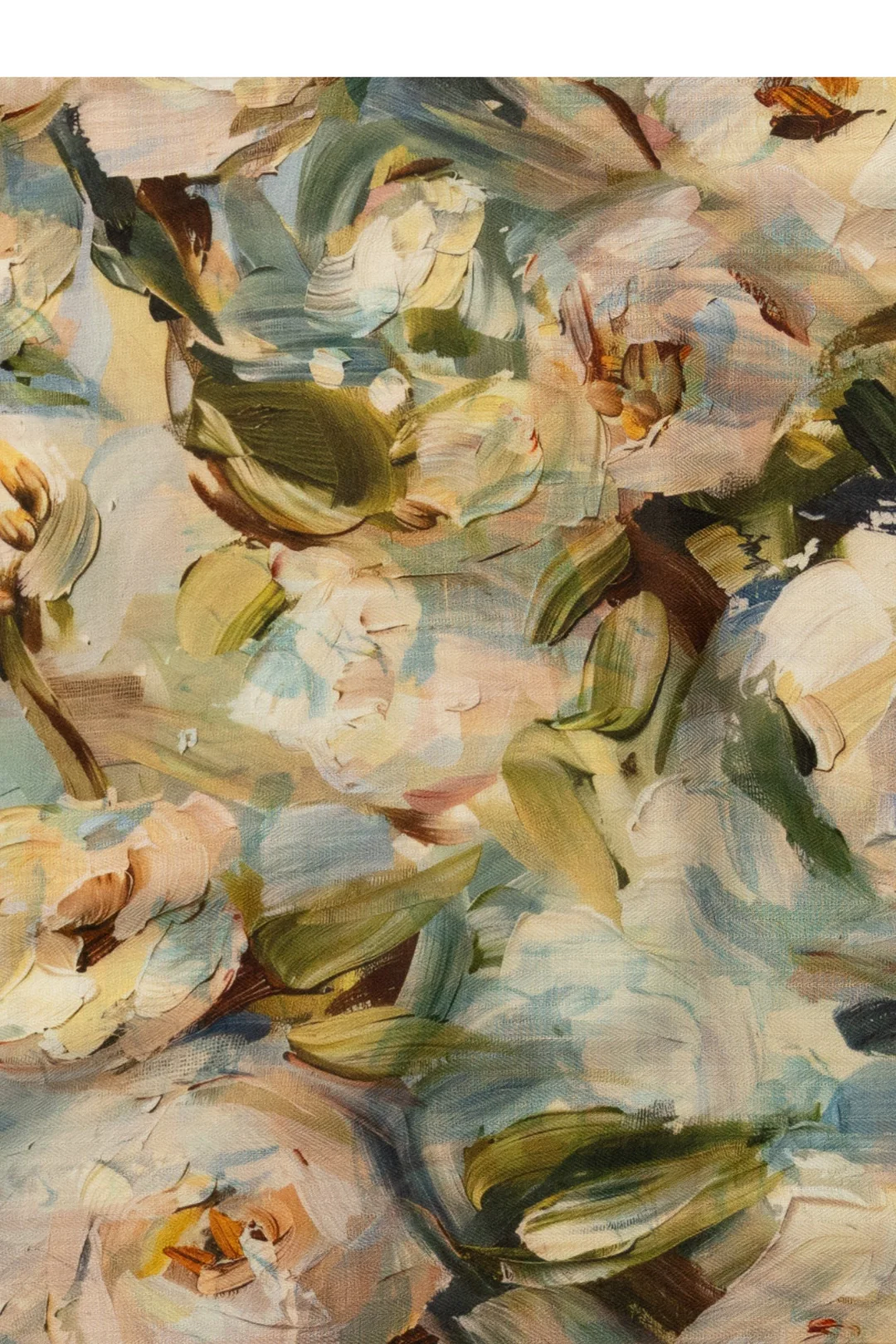 Botanical Brush Strokes Neckerchief - Multi - Image 4