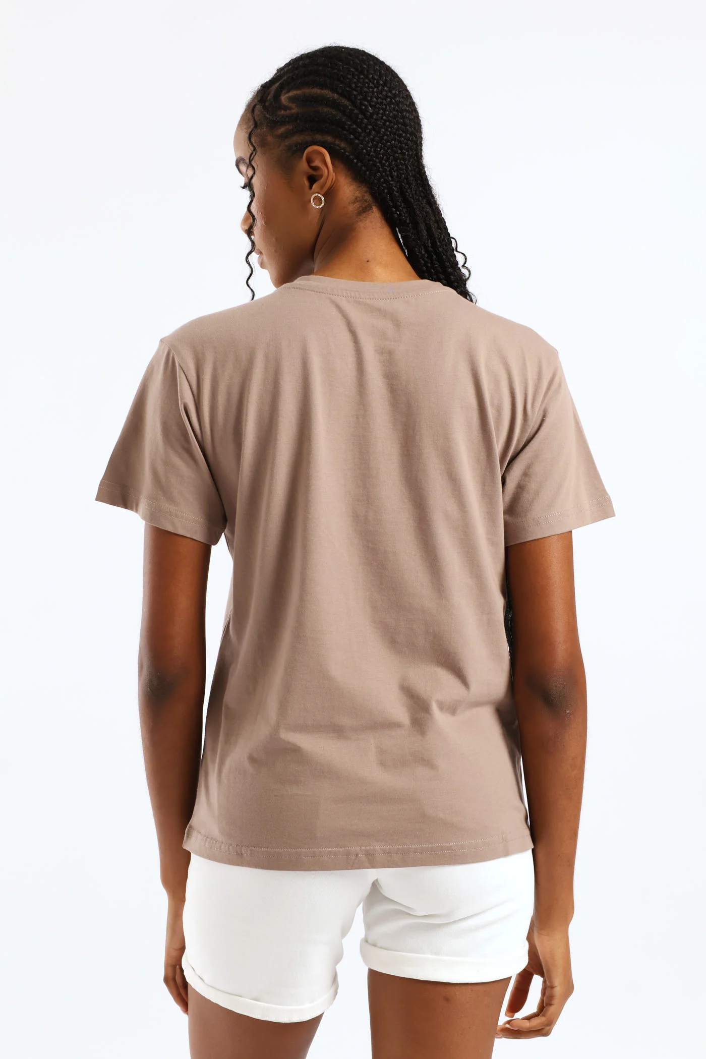 Bouquet & Boots Tee - Taupe - Image 4