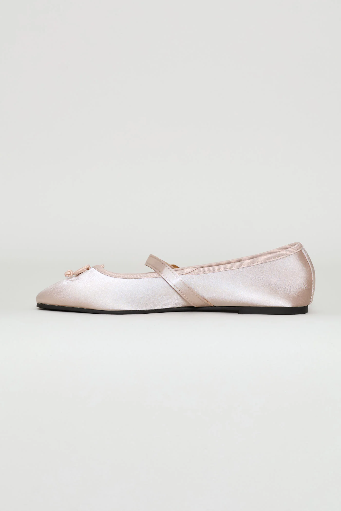 Bow Detail Ballerina Mary Jane Pump - Champagne - Image 4