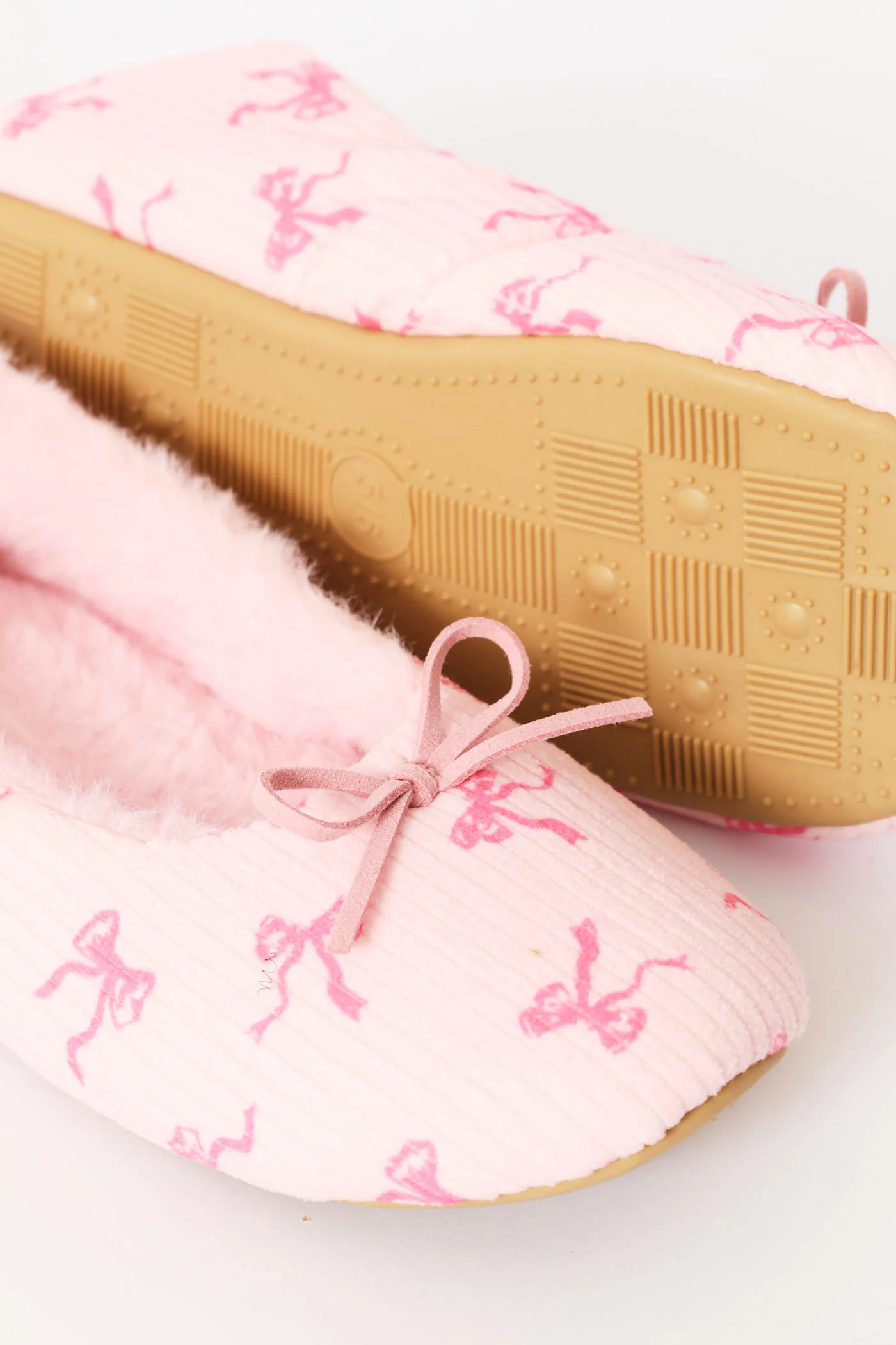 Bow Detail Slipper Pump - Pink - Image 2