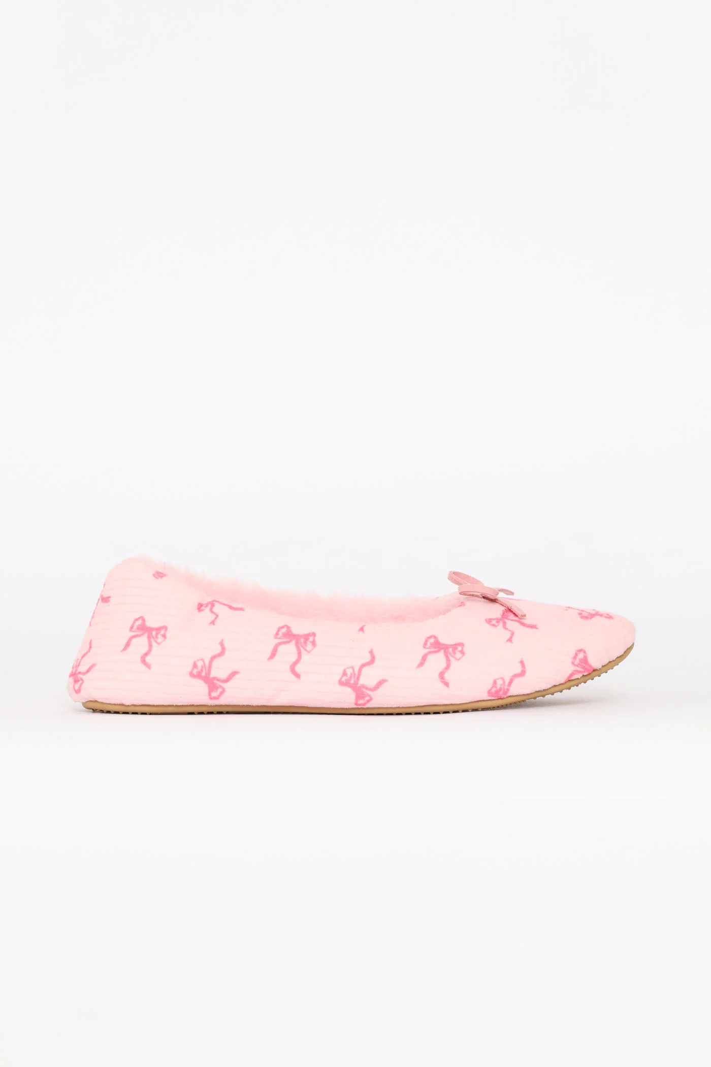 Bow Detail Slipper Pump - Pink - Image 4