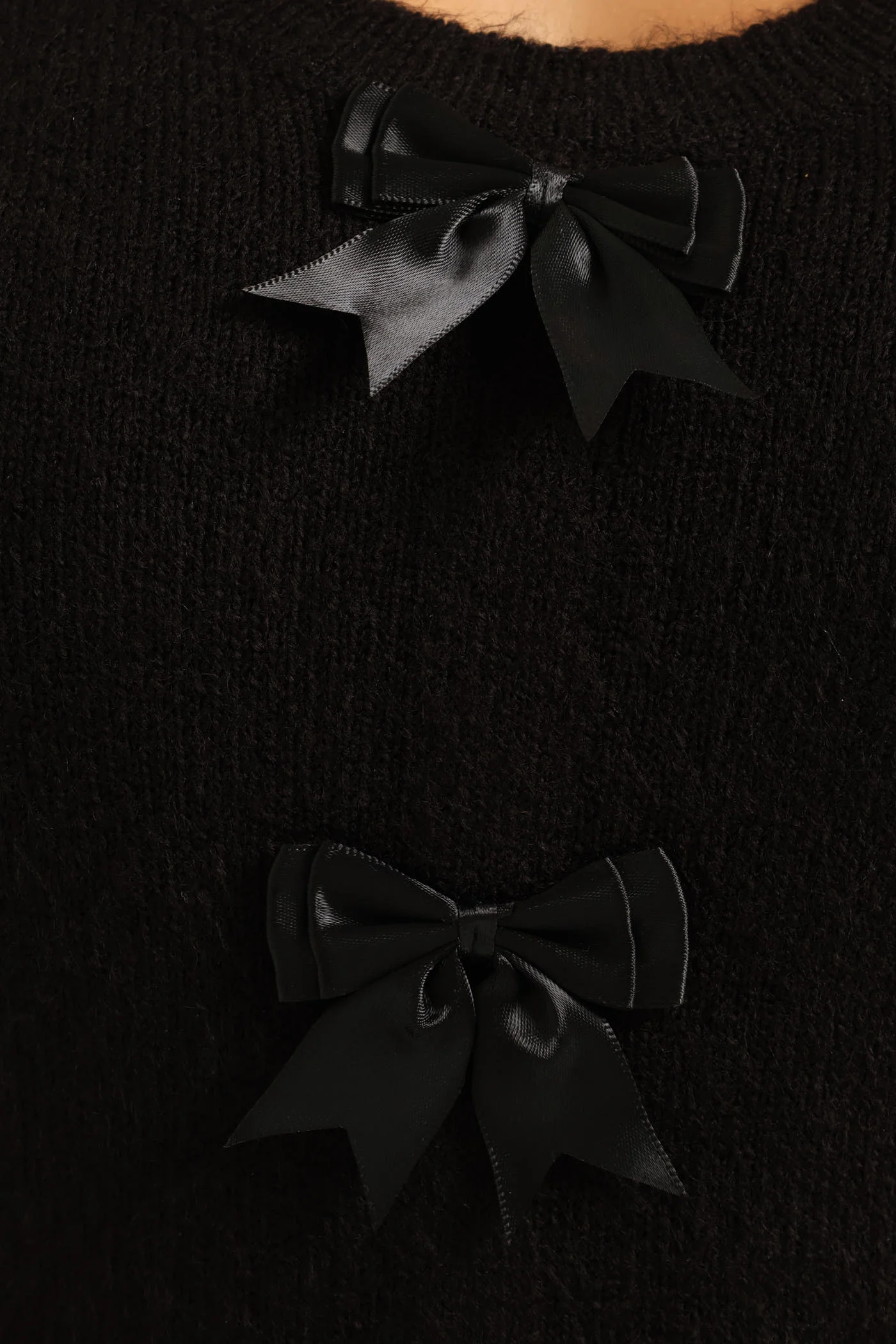 Bow Front Vest - Black - Image 4