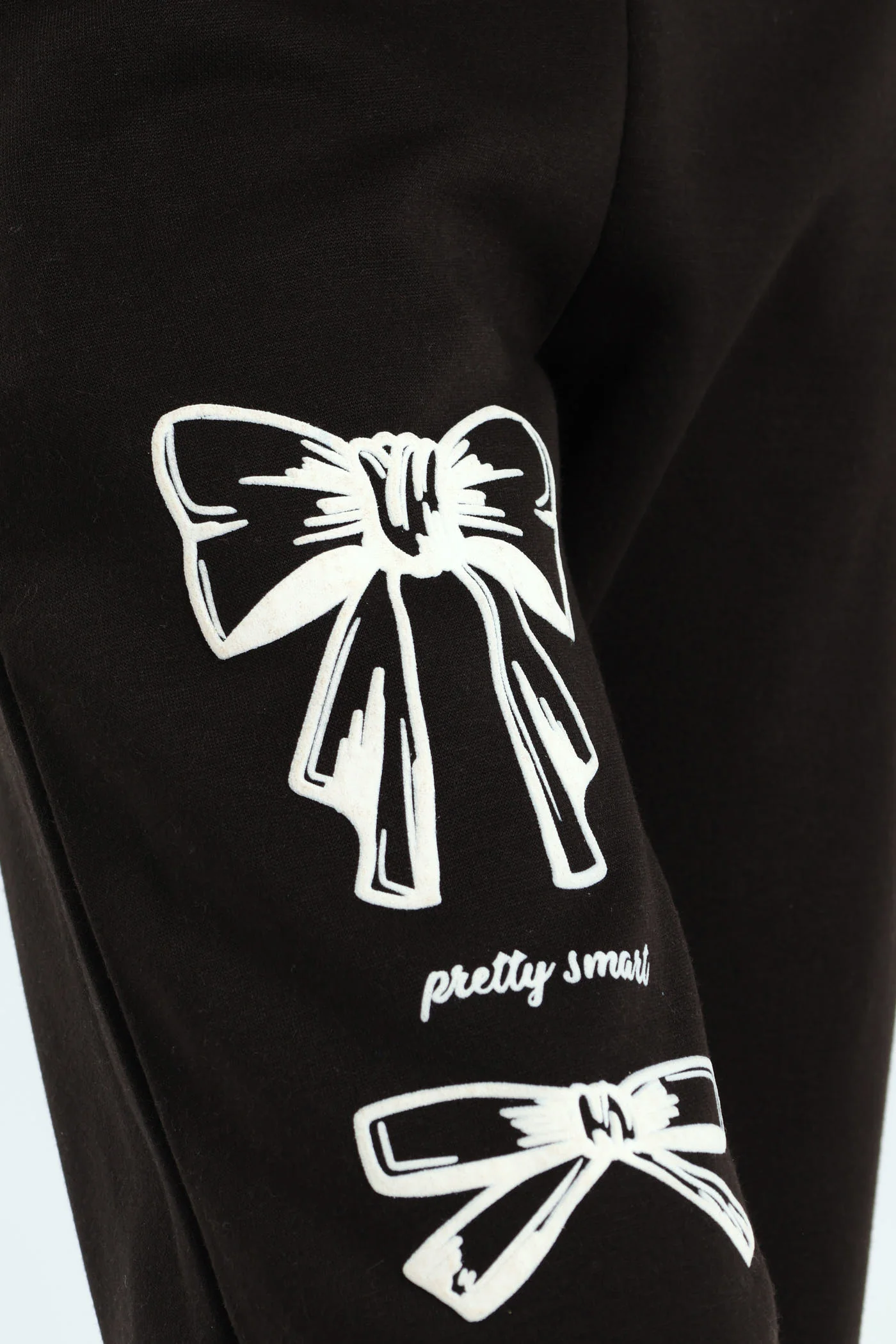Bow Jogger - Black - Image 5