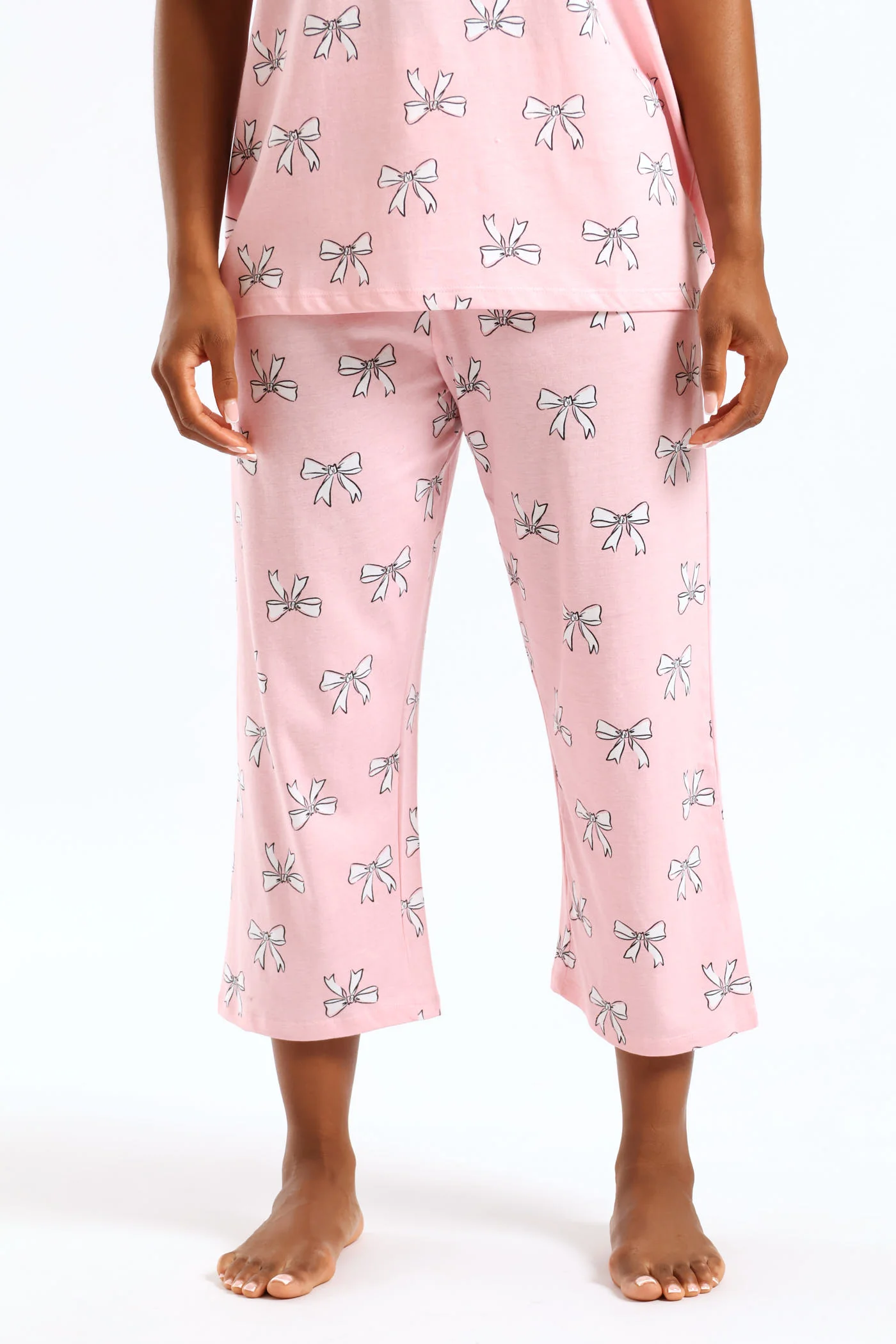 Bows Capri Pant - Pink - Image 2
