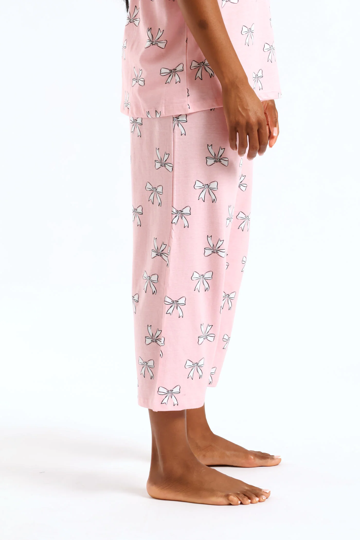 Bows Capri Pant - Pink - Image 3