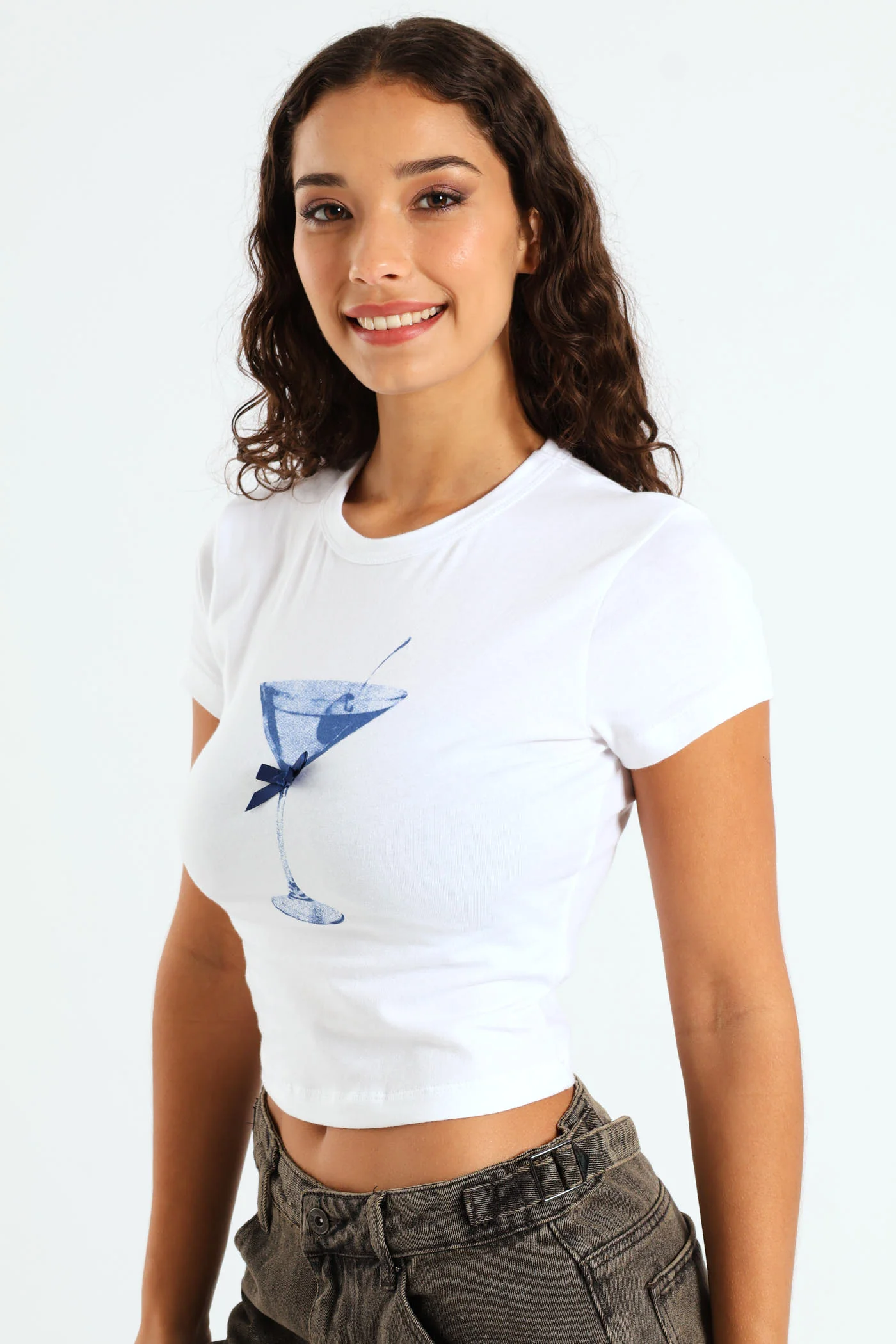 Bowtini Baby Tee - White - Image 2