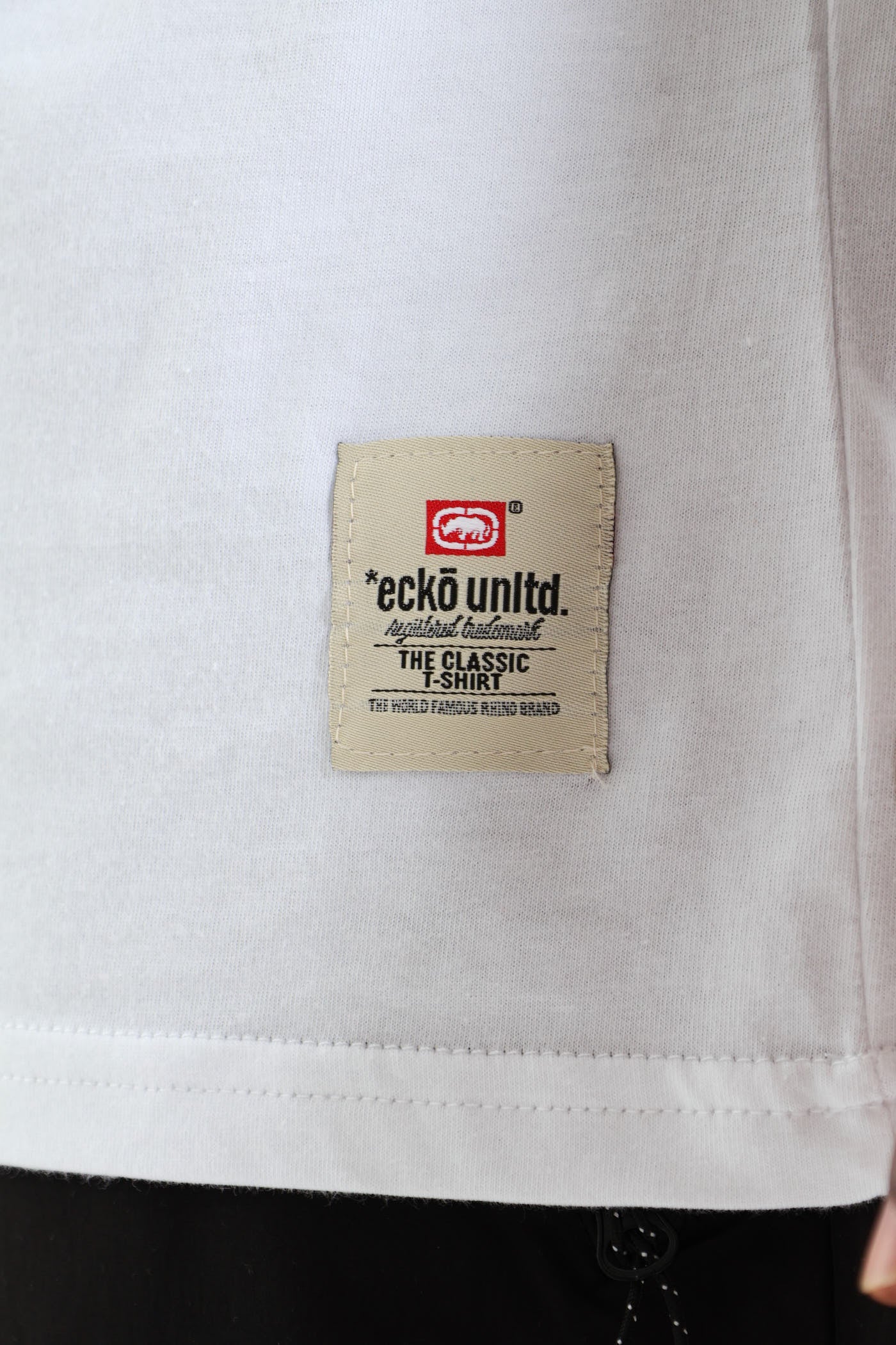 Box Script Tee - White - Image 4