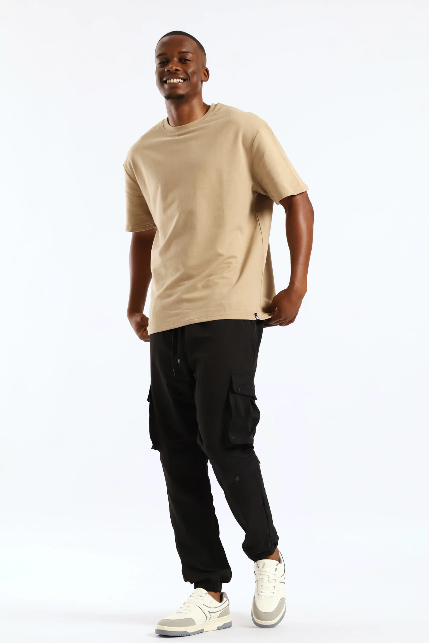 Boxy Basic Tee - Taupe - Image 3