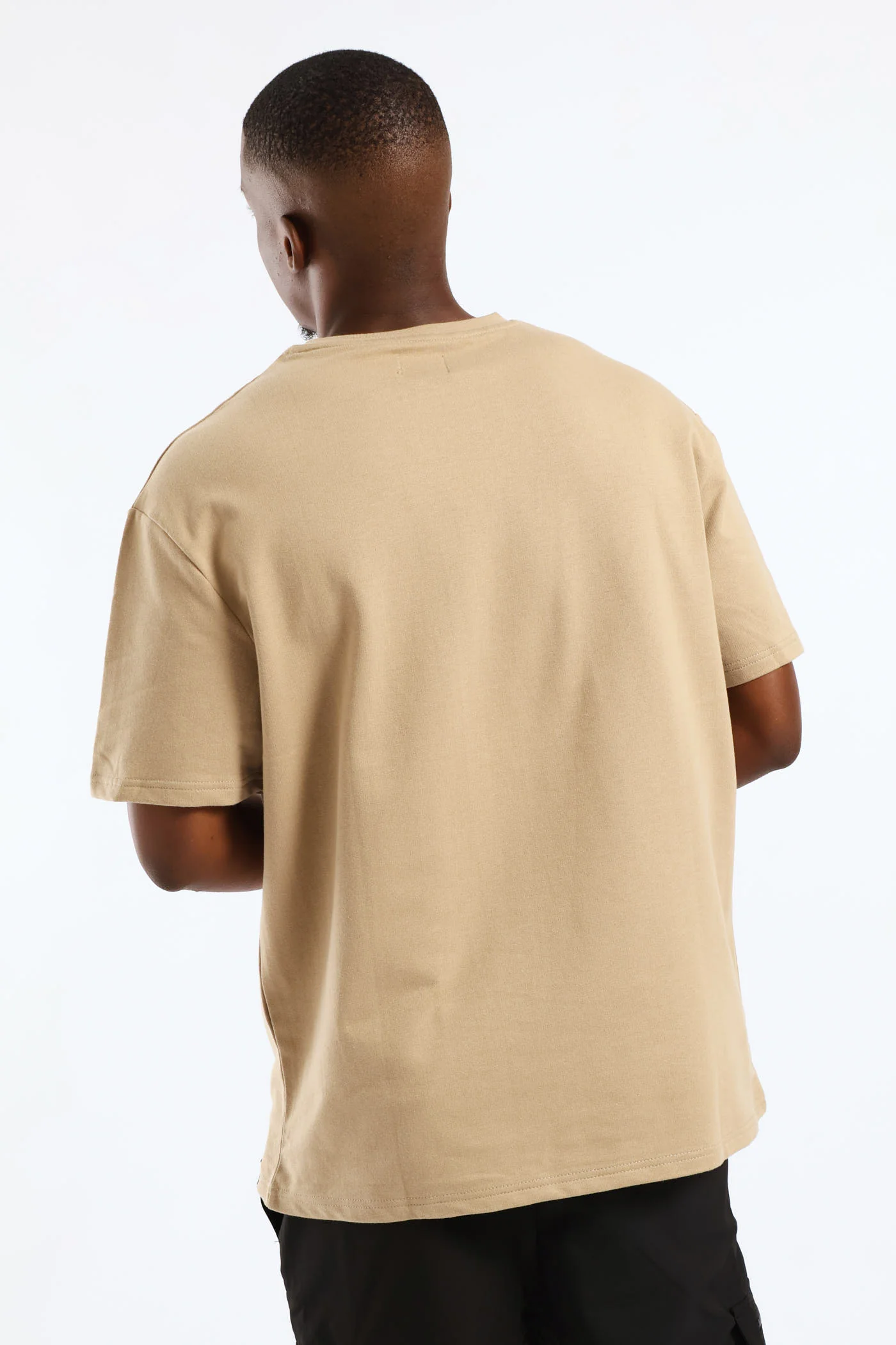 Boxy Basic Tee - Taupe - Image 5