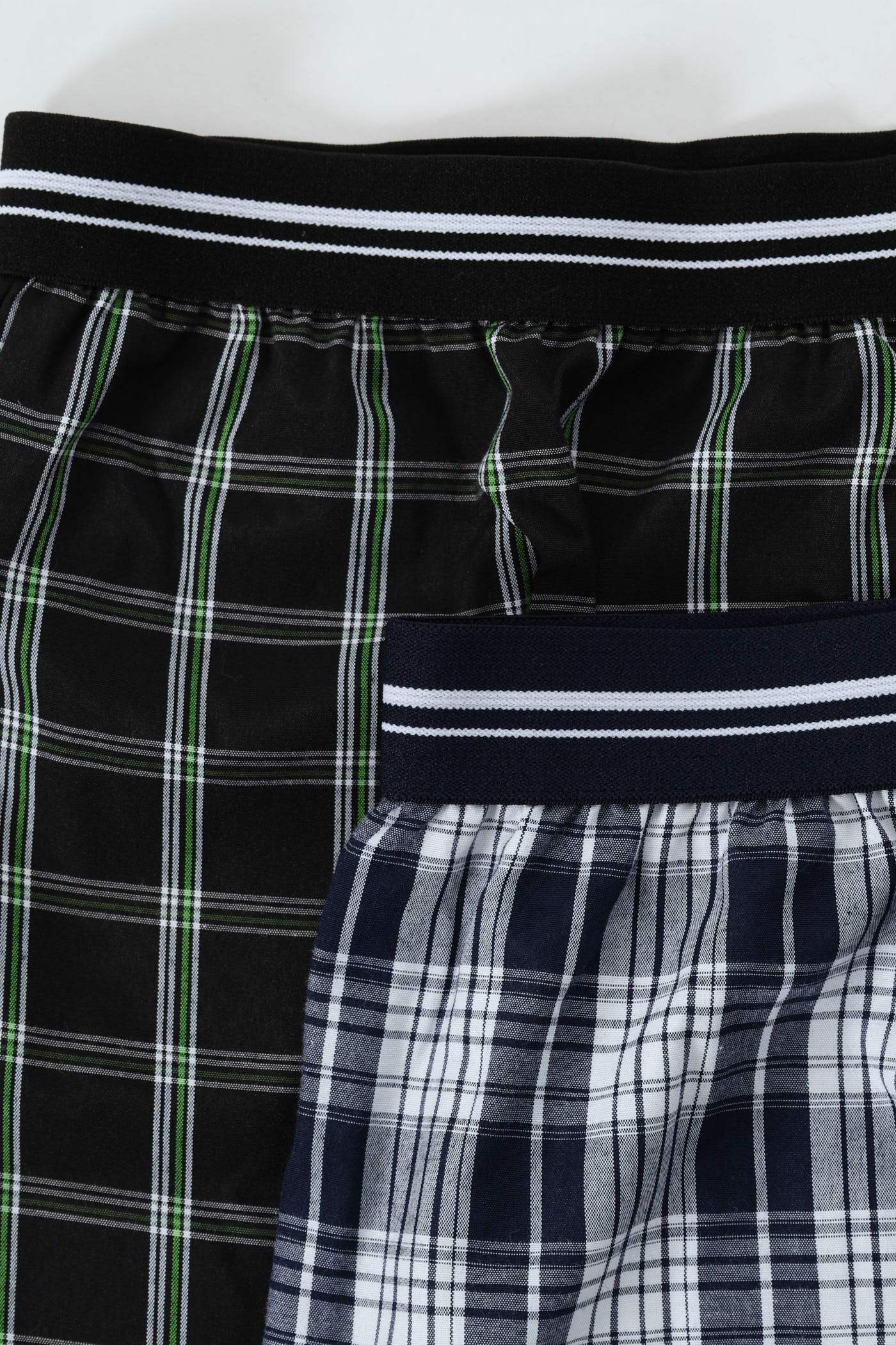 Boys 2 Pack Woven Check Boxers - Image 3