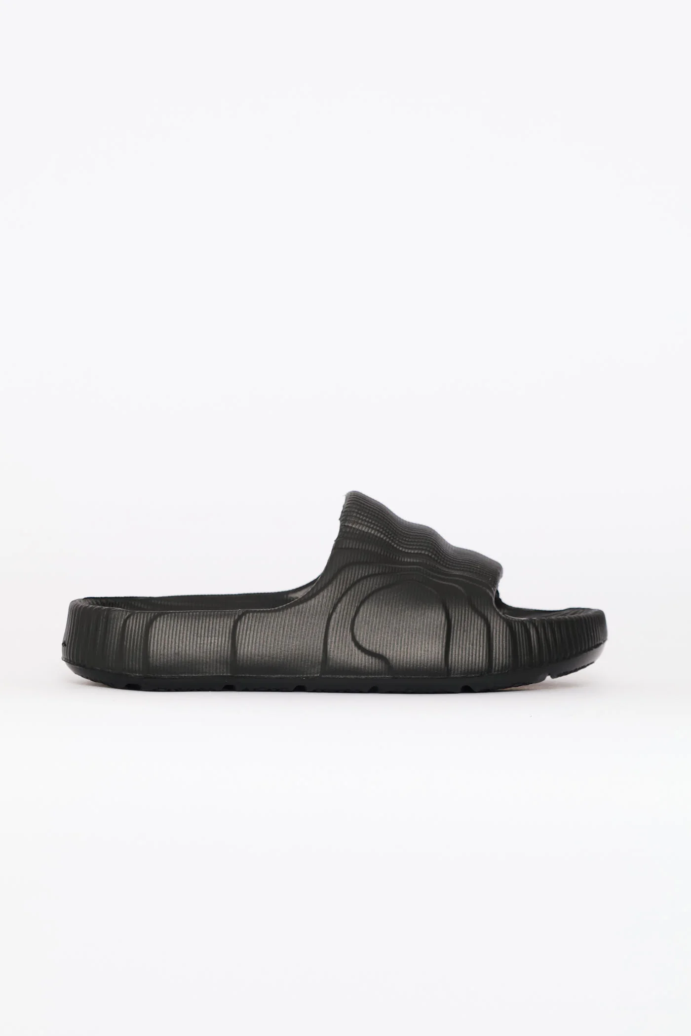 Boys 3D Moulded Slide - Black - Image 3