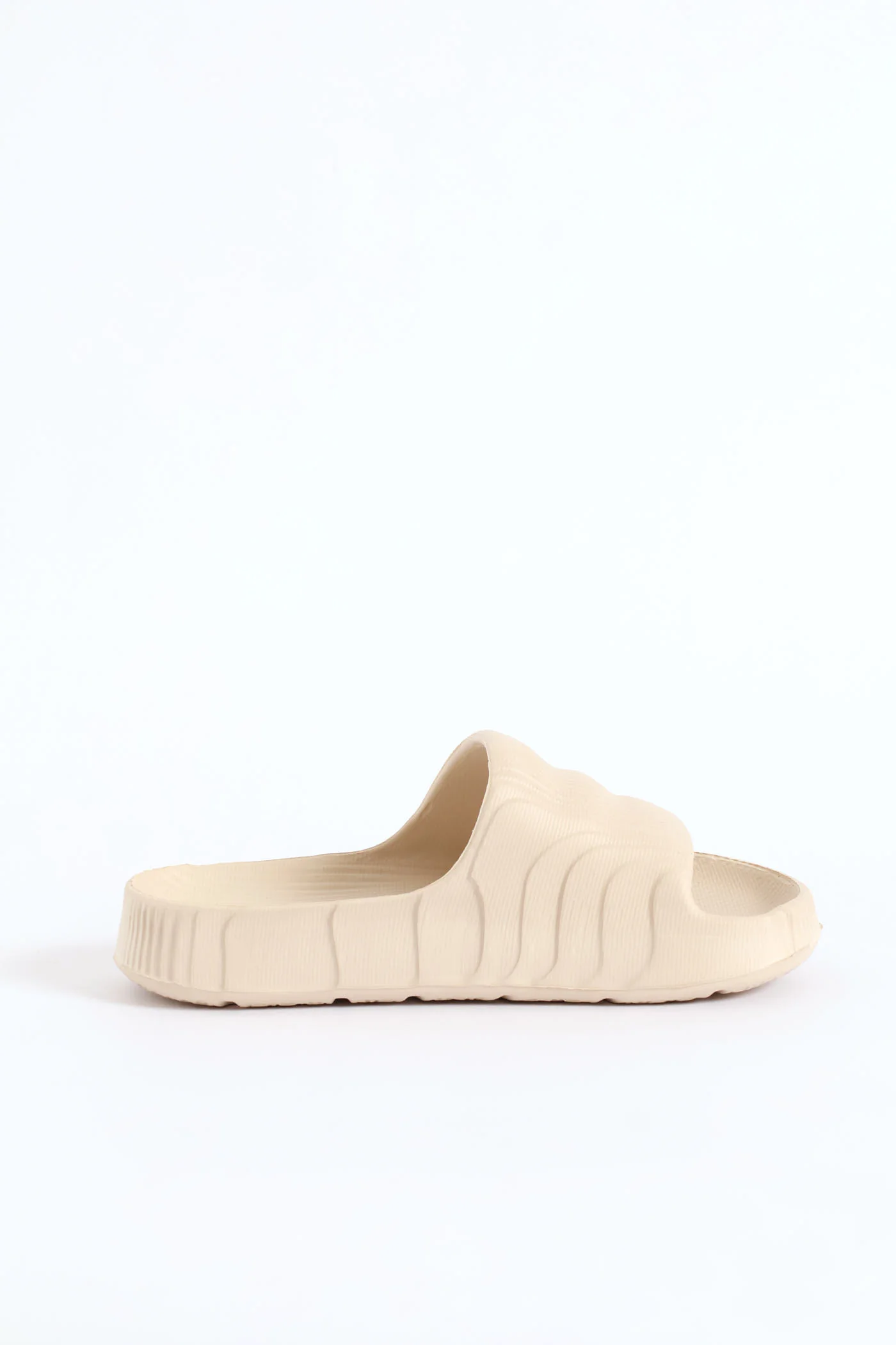 Boys 3D Moulded Slide - Taupe - Image 3