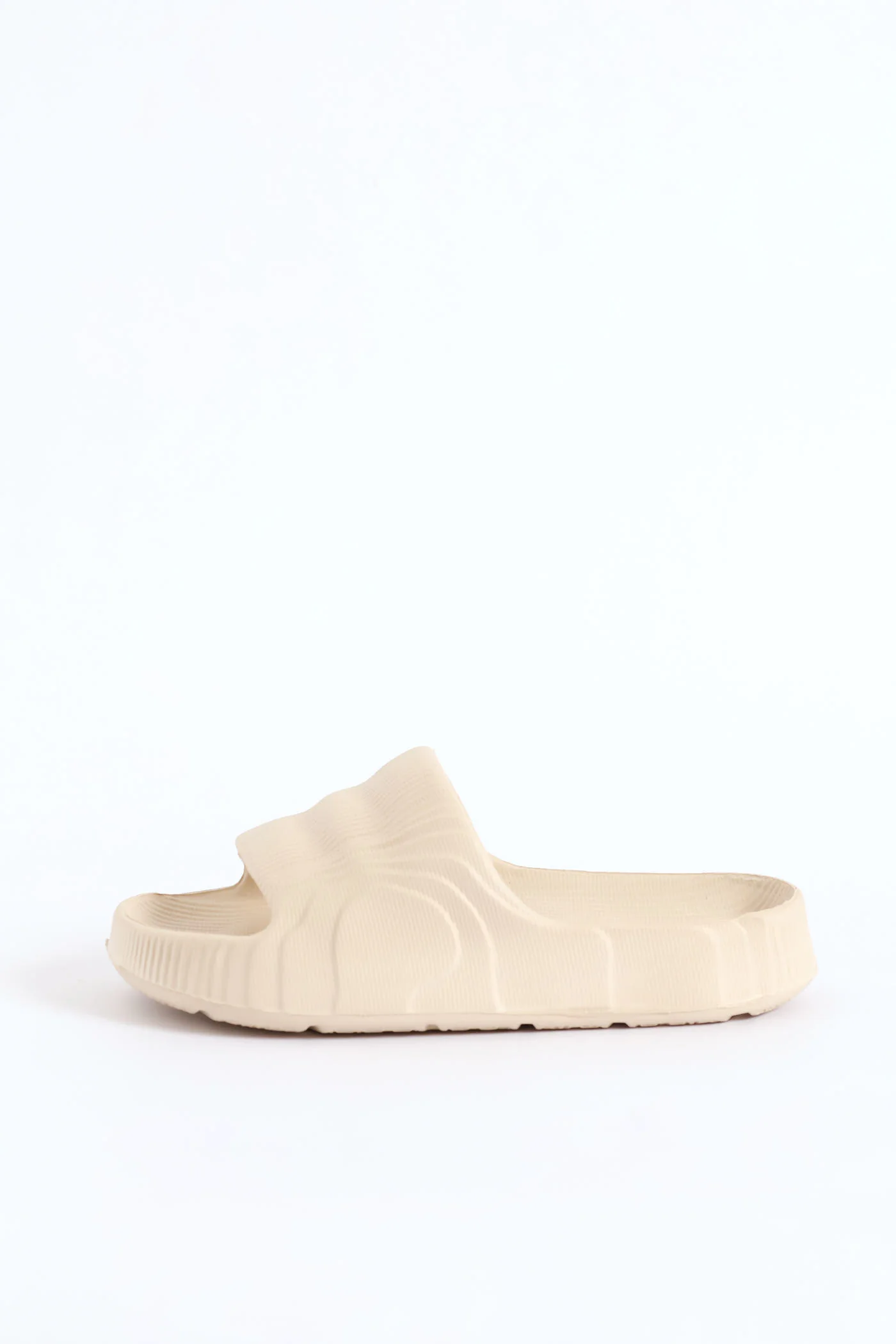 Boys 3D Moulded Slide - Taupe - Image 4