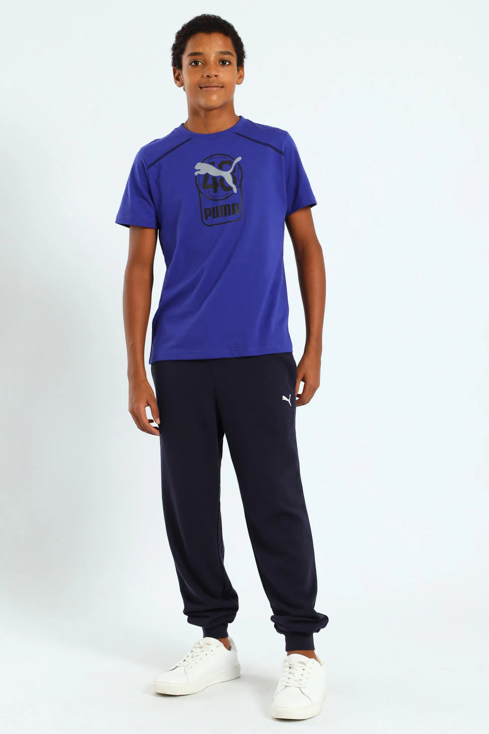 Boys Active Sports Graphic Tee - Blue - Image 4