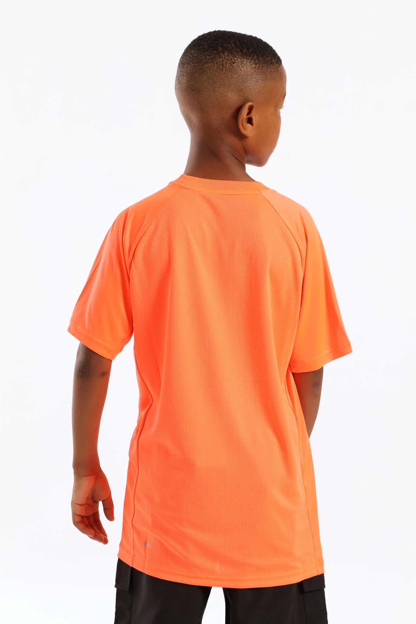 Boys Active Sports Tee - Orange - Image 4