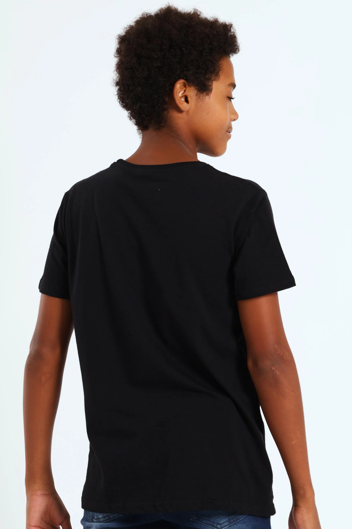 Boys AI Print Tee - Black - Image 3