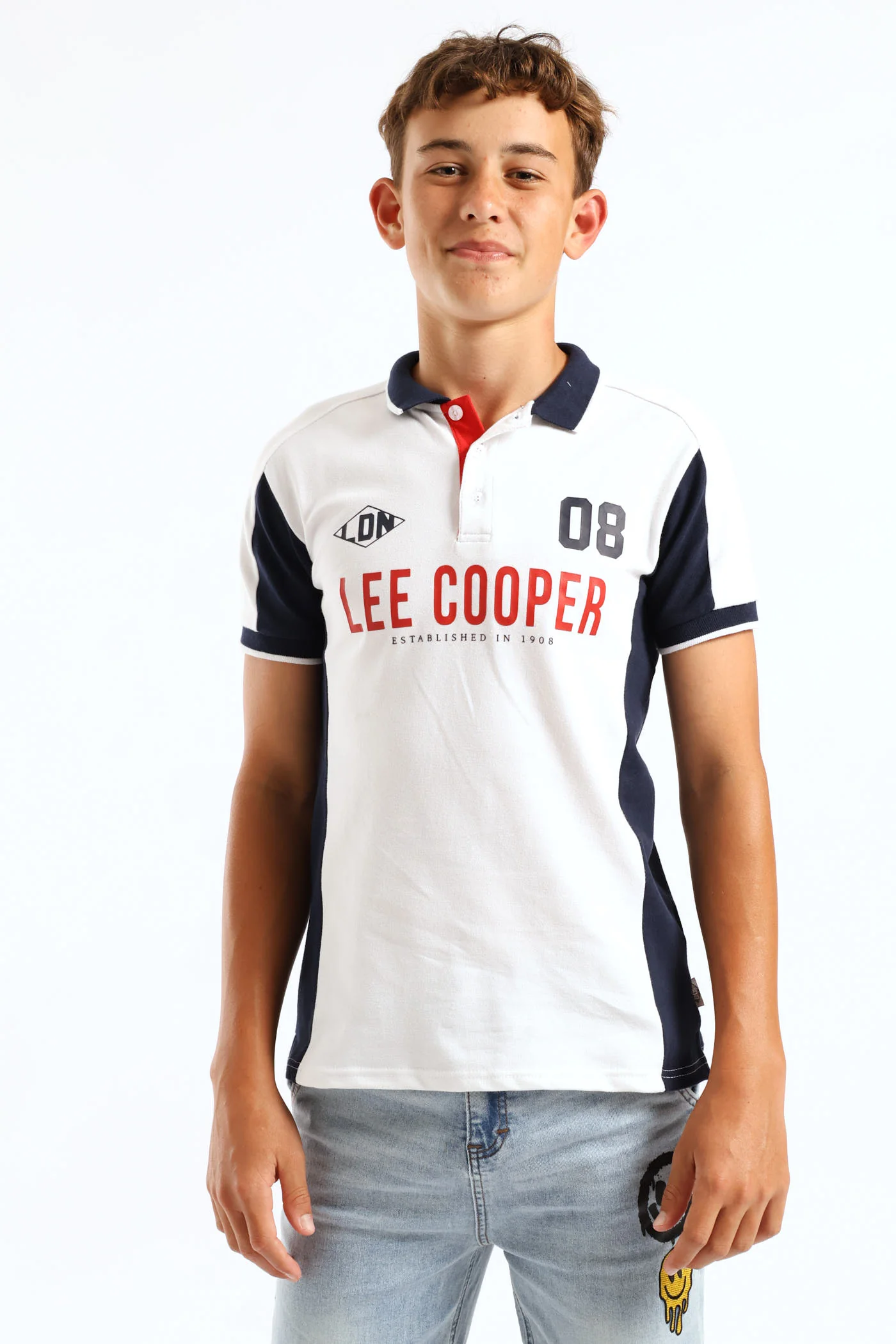 Boys Akia Golfer - White - Image 3