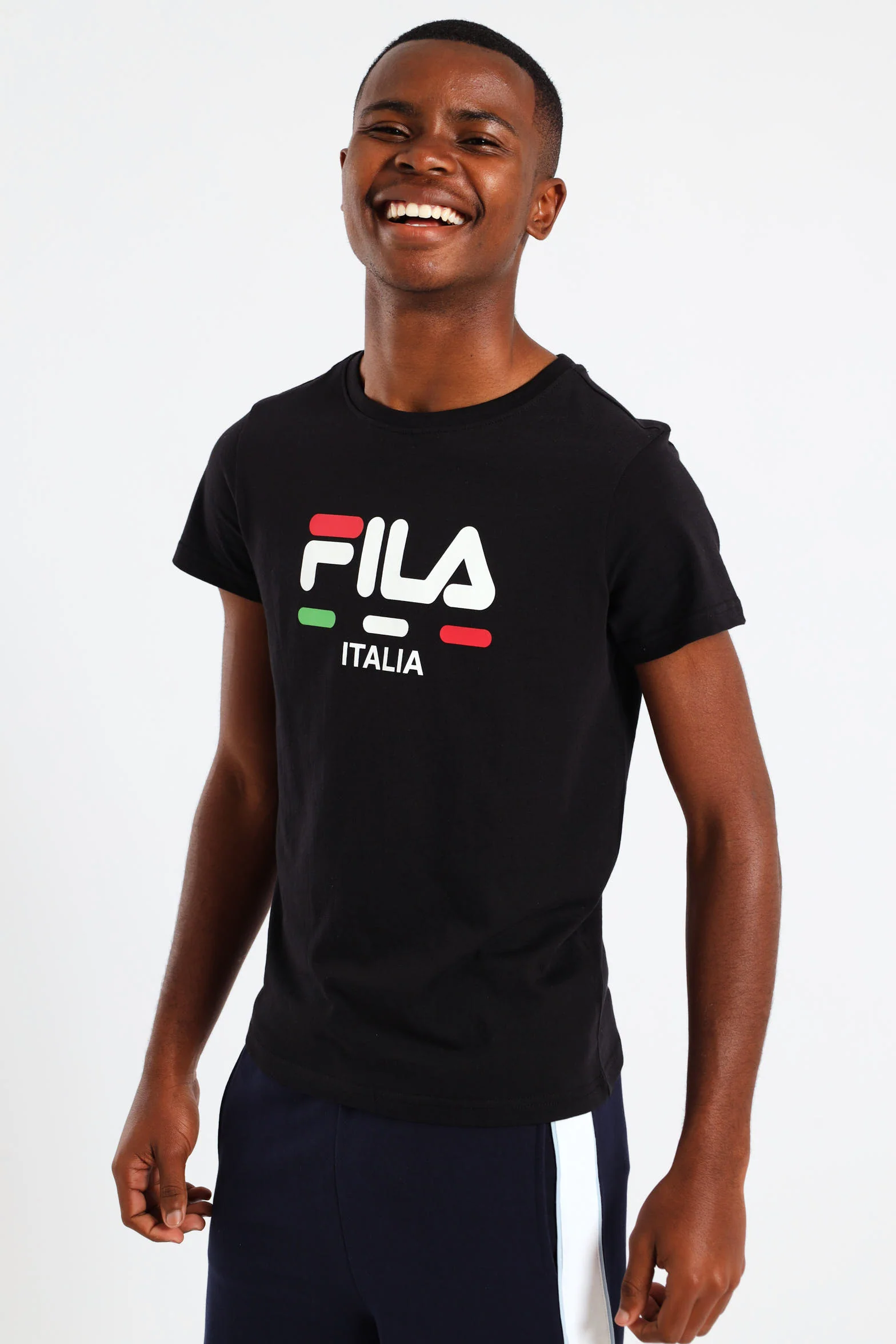 Boys Alberto T-shirt - Black - Image 3