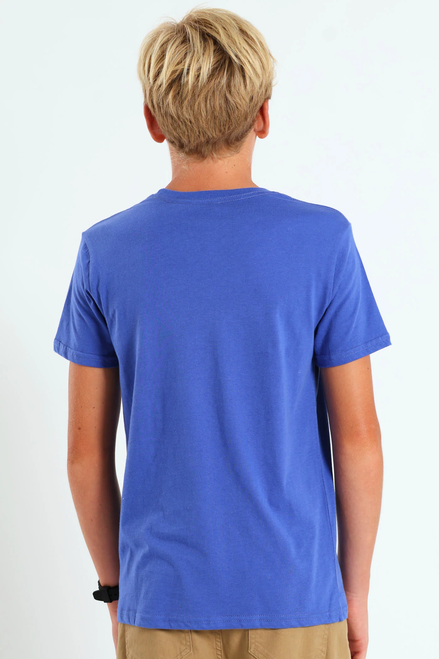 Boys Alpine Print Tee - Blue - Image 3