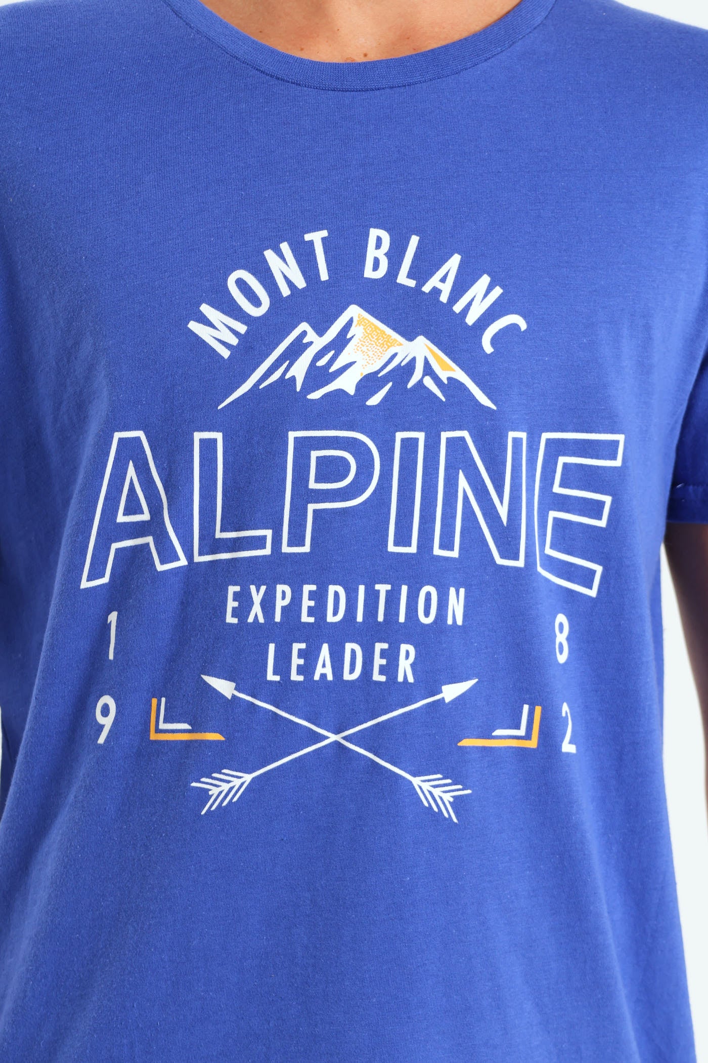 Boys Alpine Print Tee - Blue - Image 4