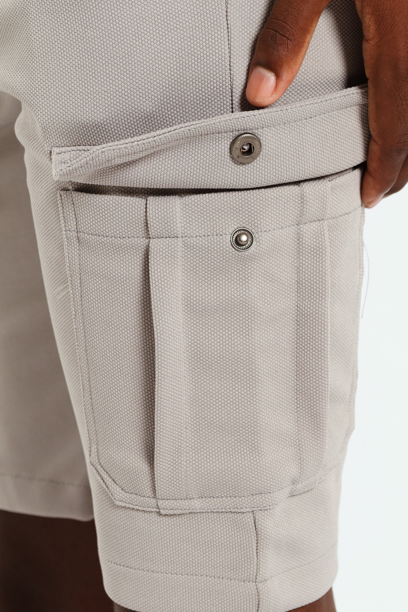 Boys Aspire Surface Interest Short - Grey - Image 2