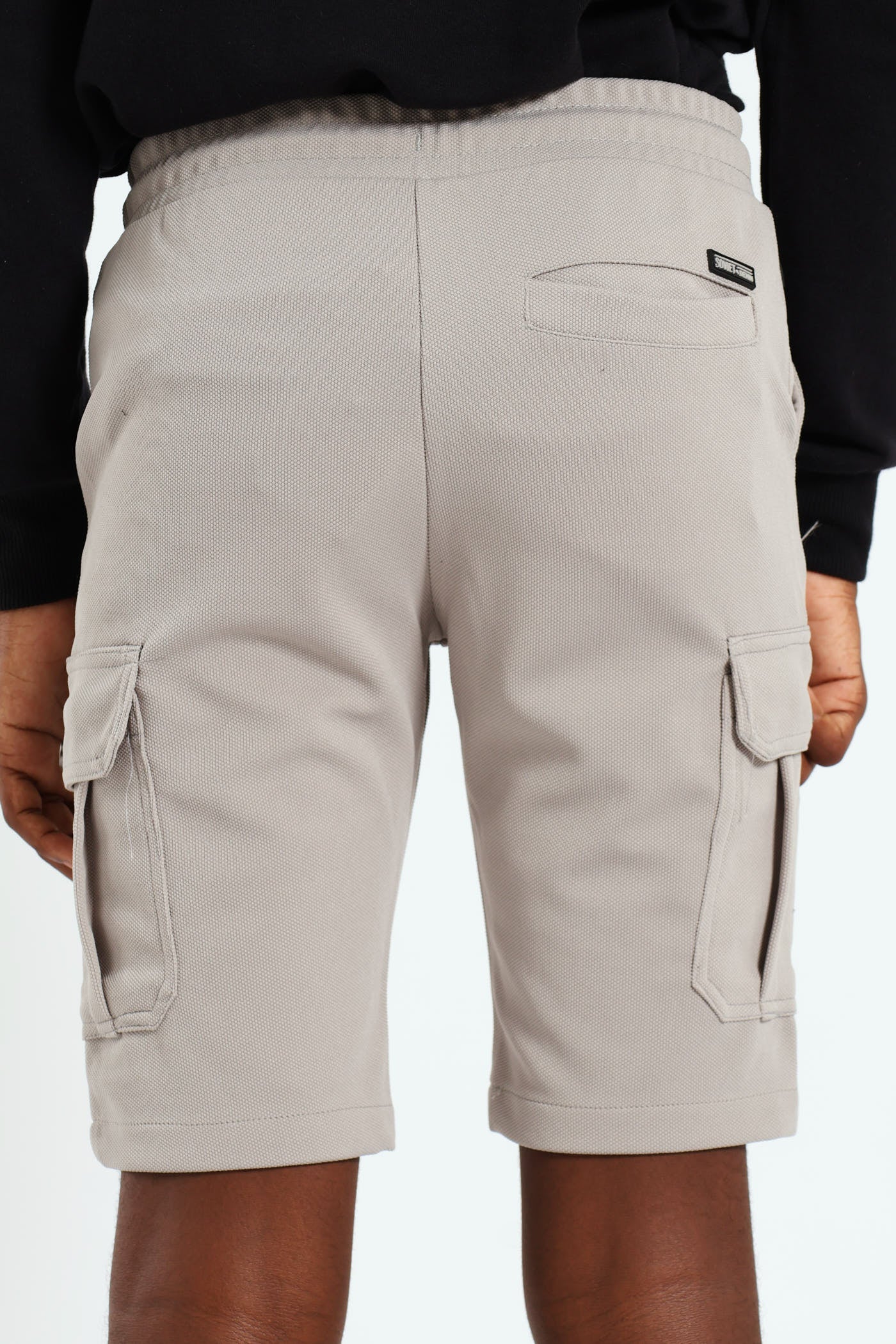 Boys Aspire Surface Interest Short - Grey - Image 4