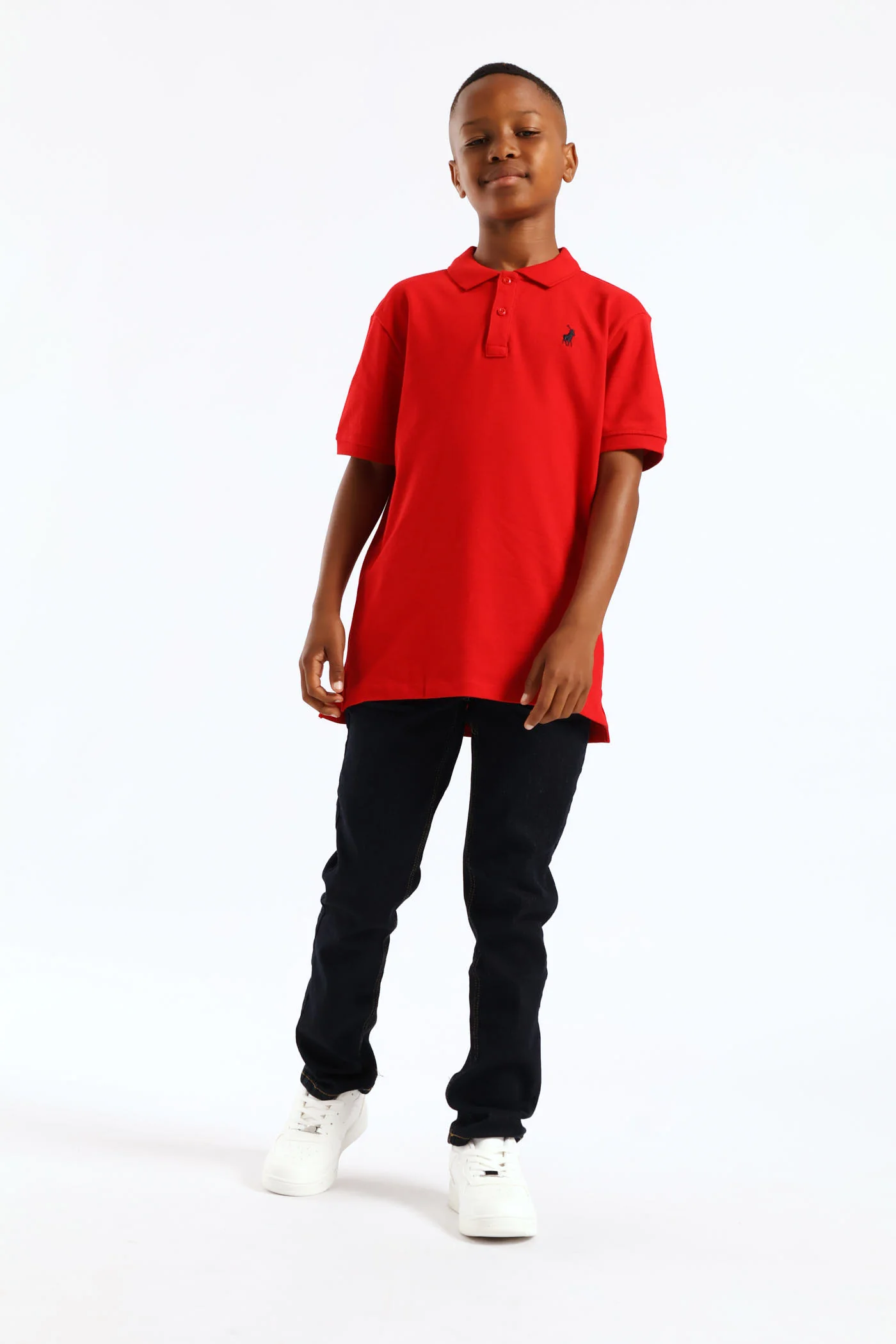 Boys Austin Classic Golfer - Red - Image 5