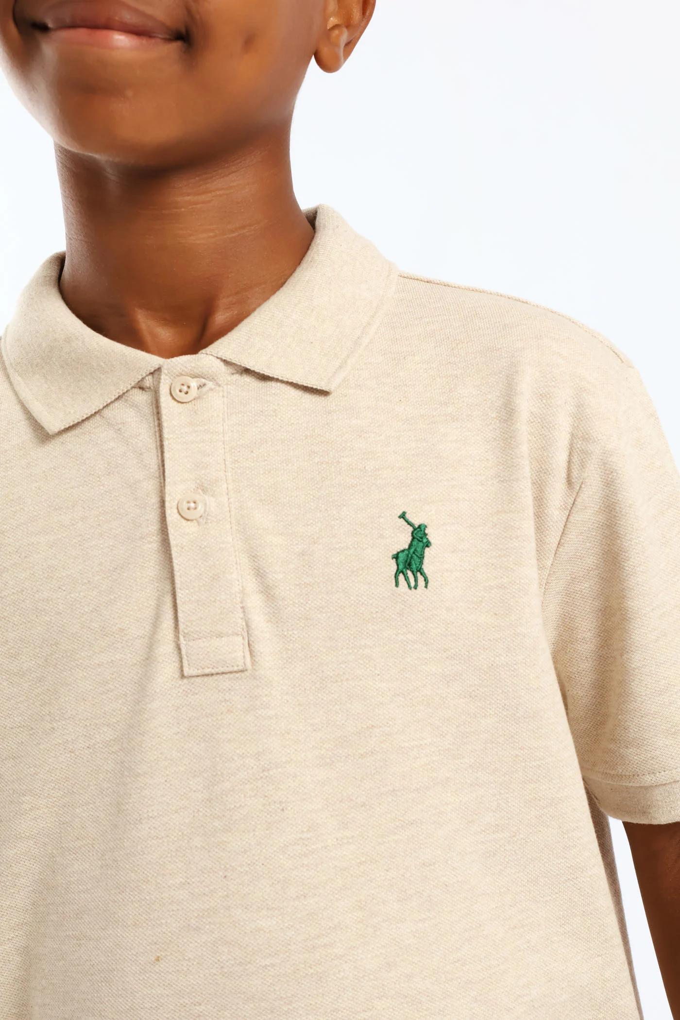 Boys Austin Classic Golfer - Stone - Image 3