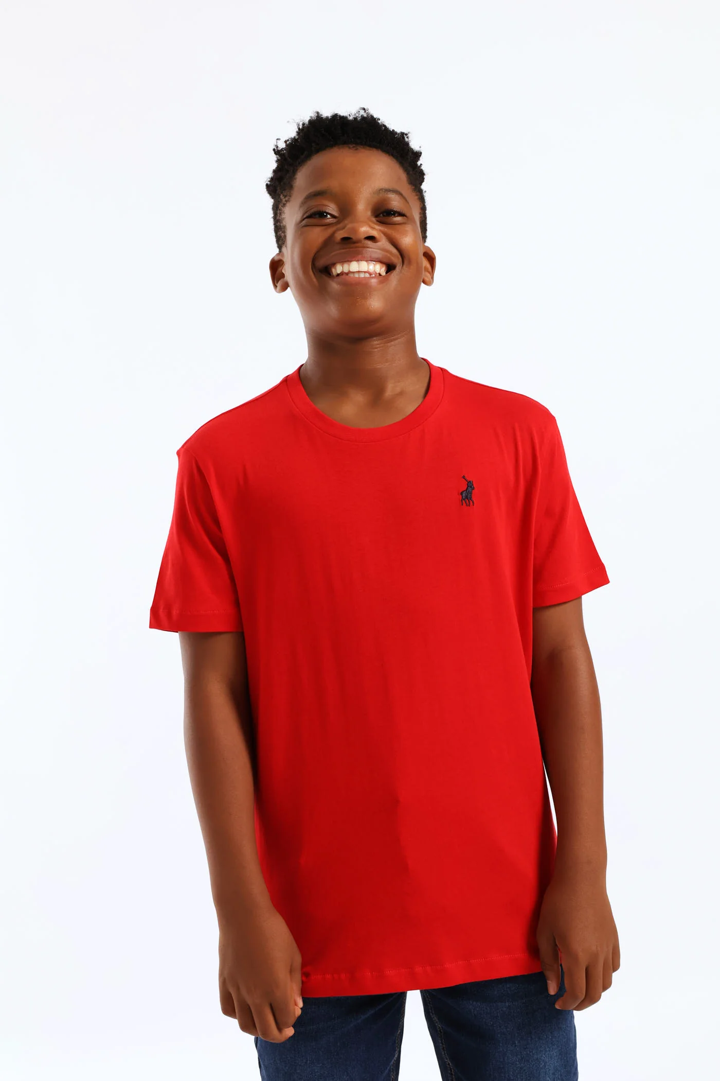 Boys Austin Classic T-Shirt - Red - Image 3