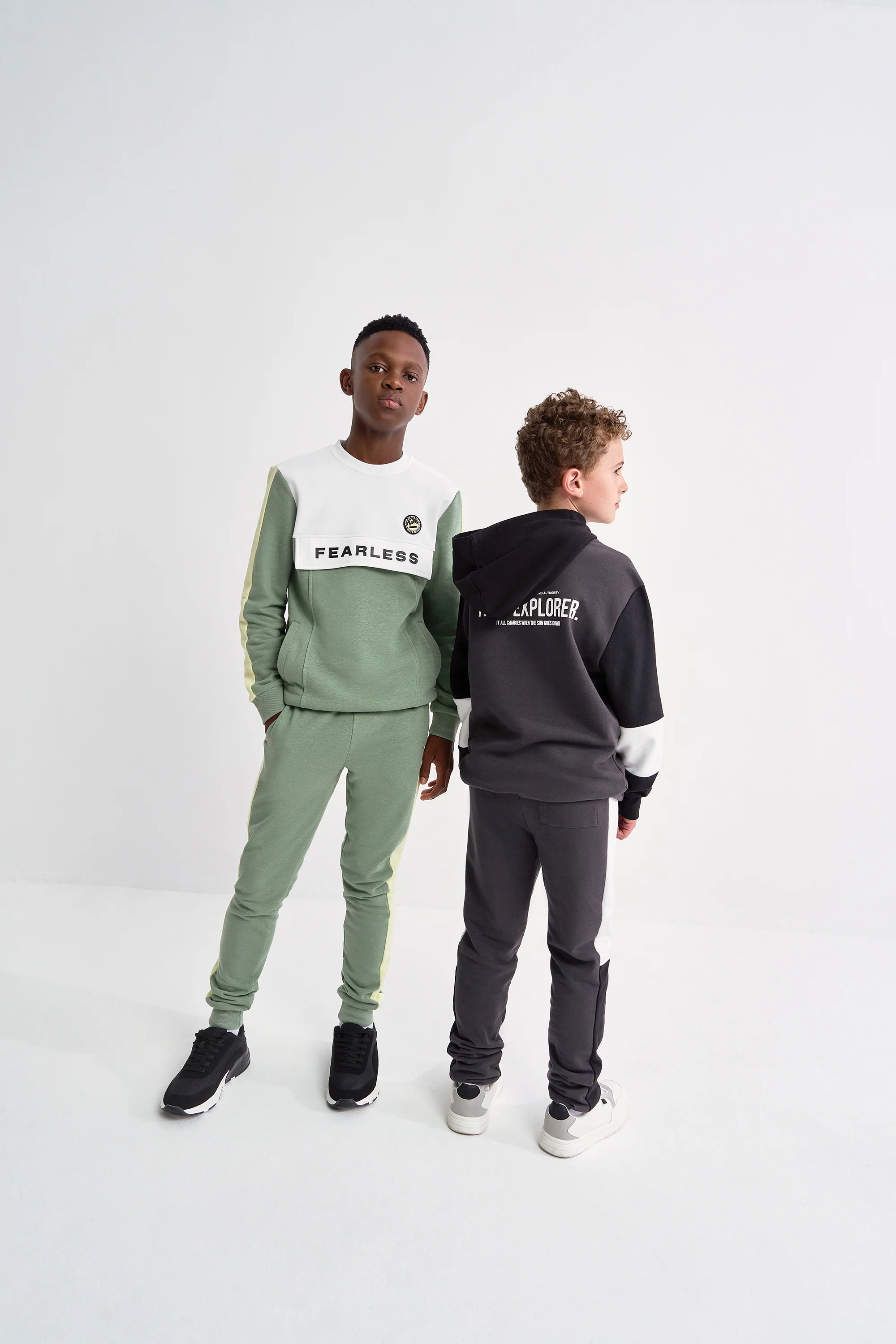 Boys Badge Jogger - Sage - Image 6