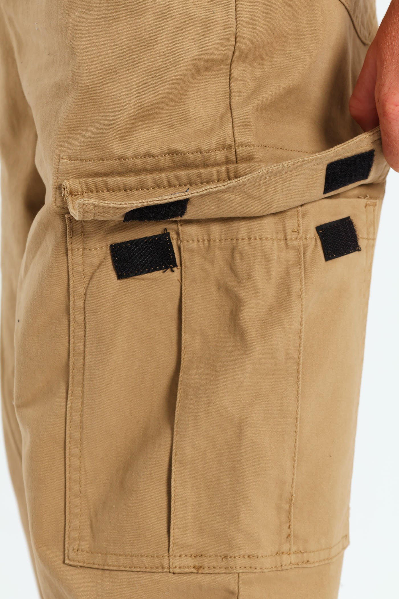 Boys Baggy Cargo Pants - Stone - Image 2
